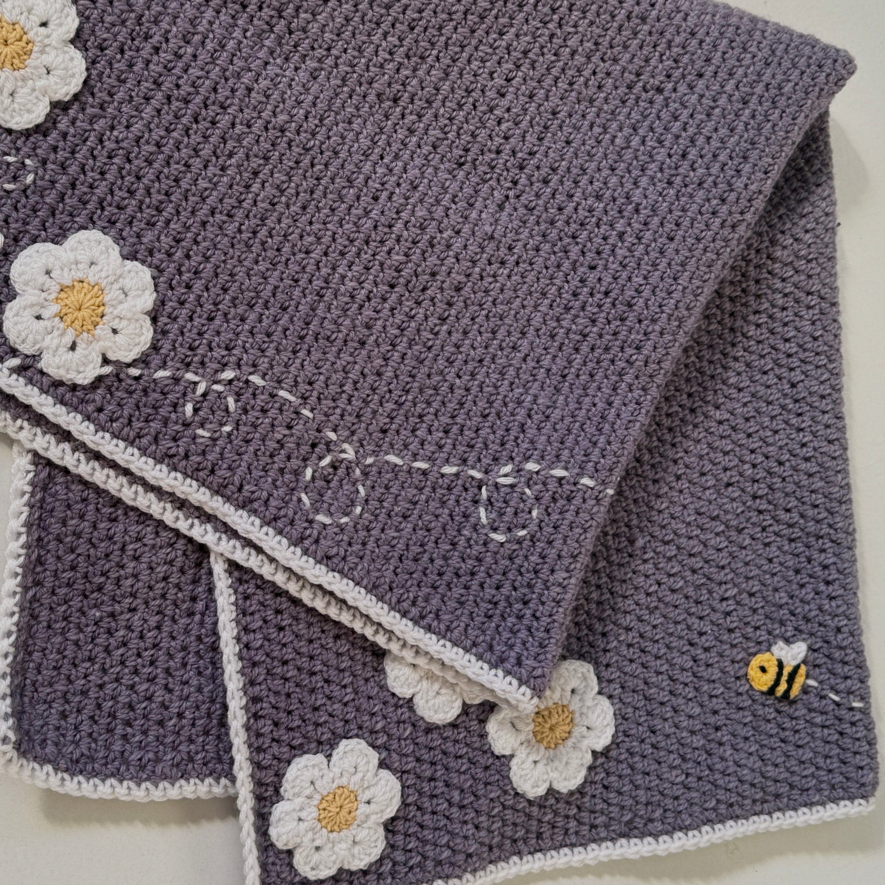 Daisy and Bee Blanket