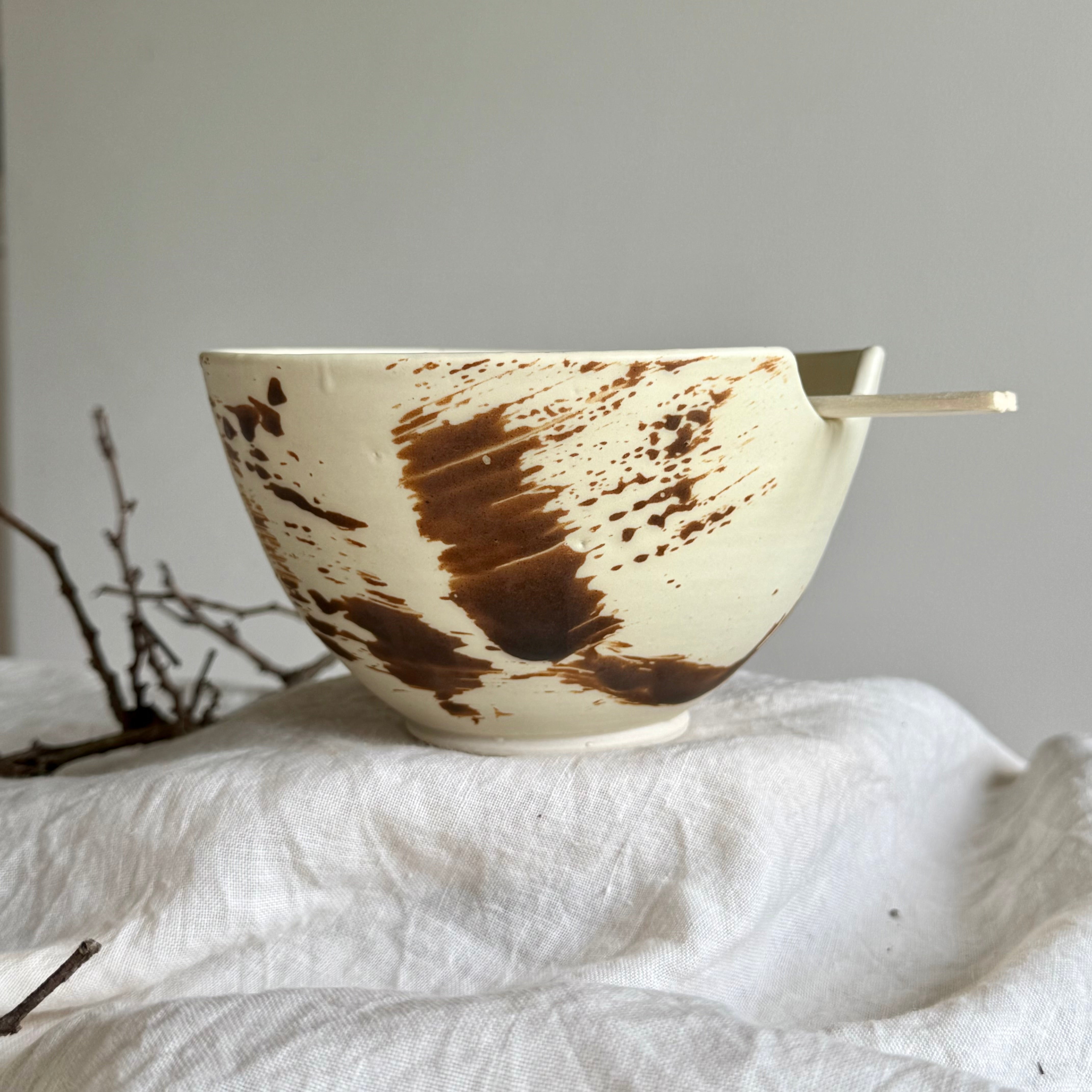 Stillness Donburi Bowl + Chopsticks | Wheel Thrown Pottery