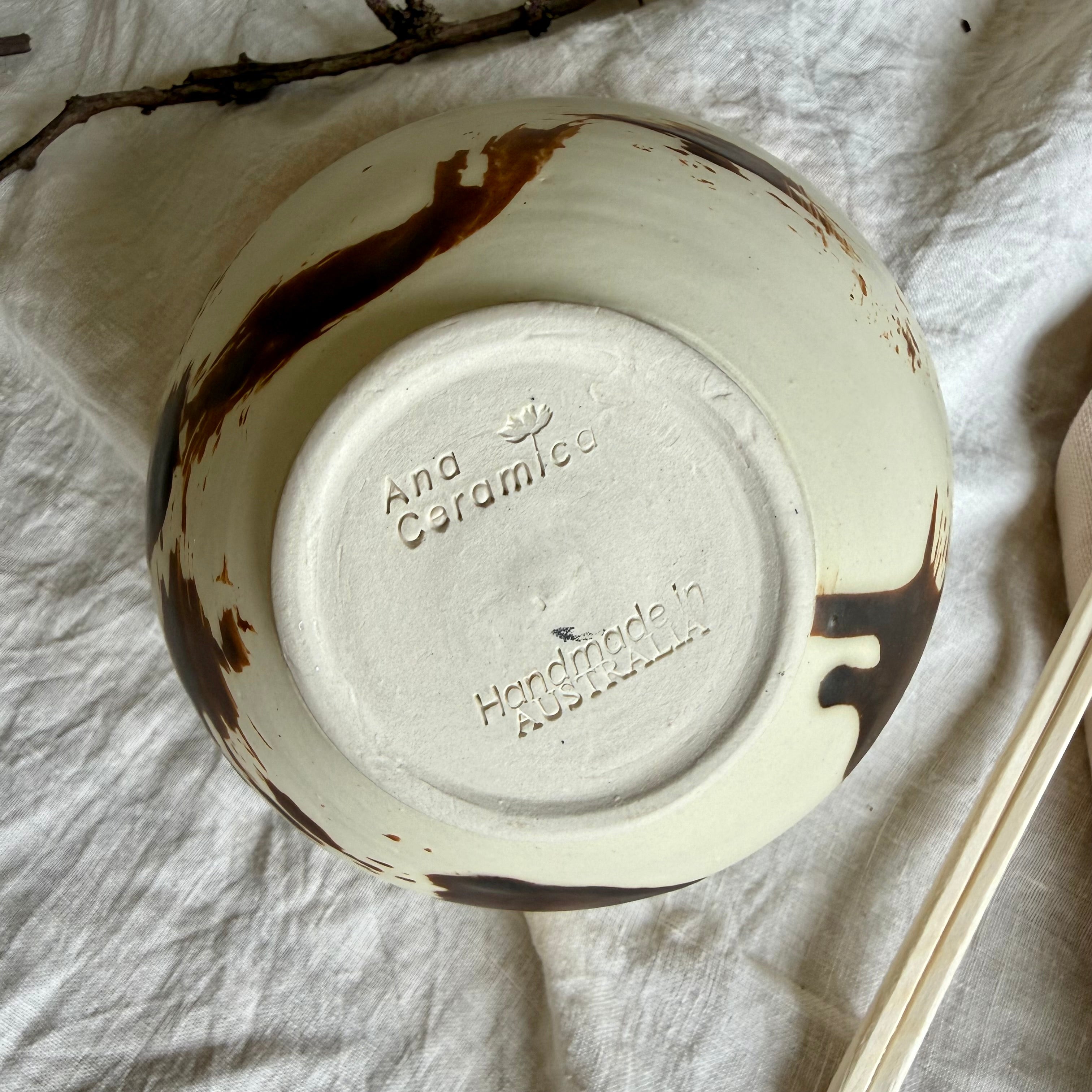 Stillness Donburi Bowl + Chopsticks | Wheel Thrown Pottery