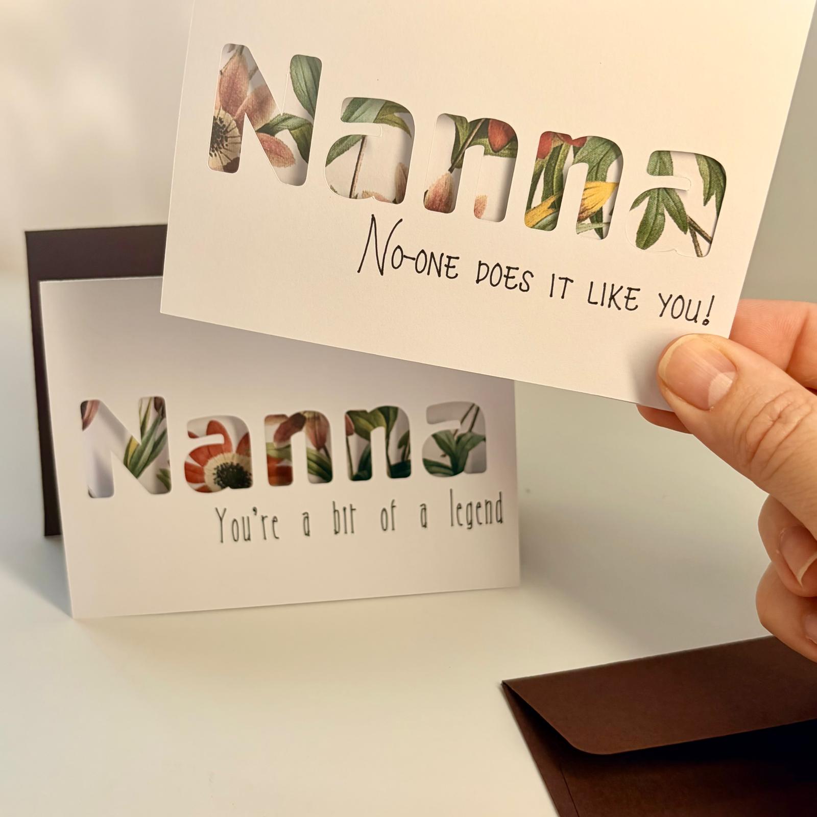 A6 Greeting Card & Envelope | Nanna