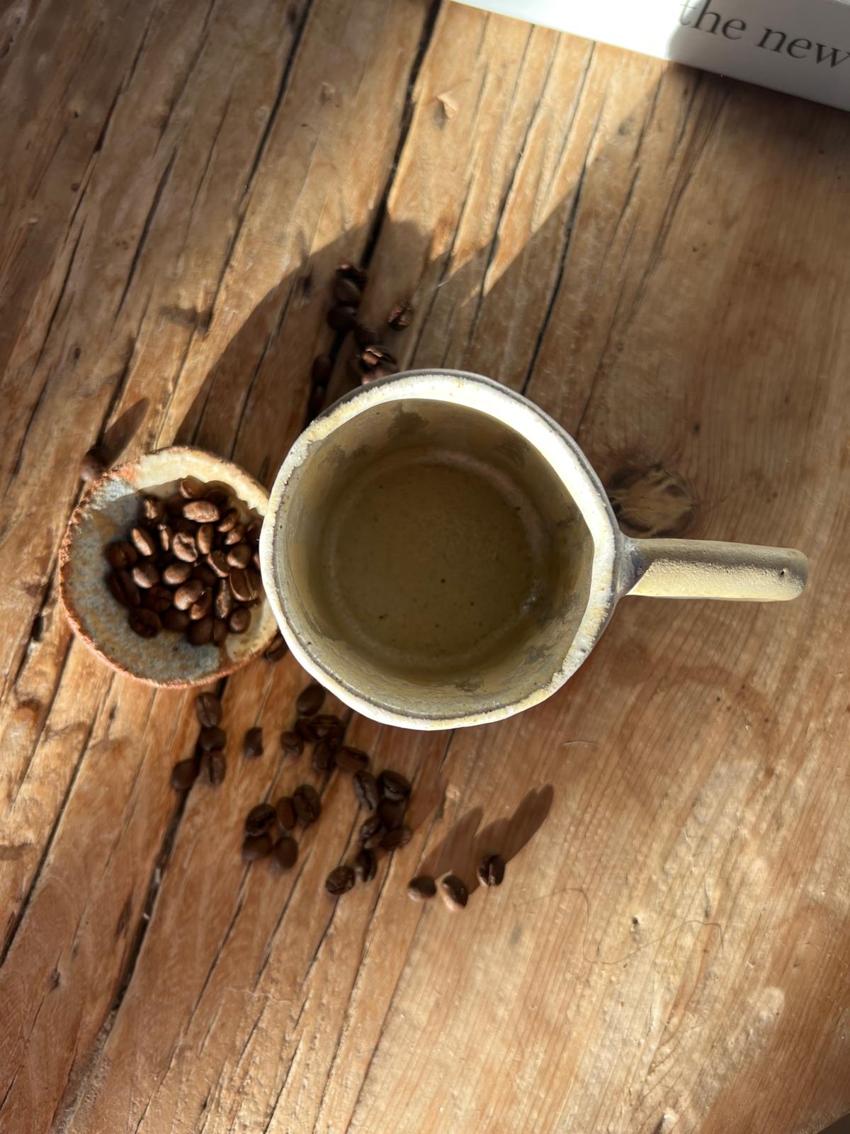 Handmade Ceramic Coffee Mug | earthy • textured • stoneware cup