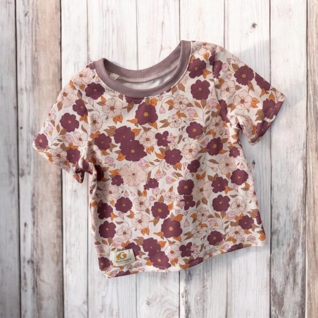 FLORAL TEE SHIRT 12-18 MONTHS