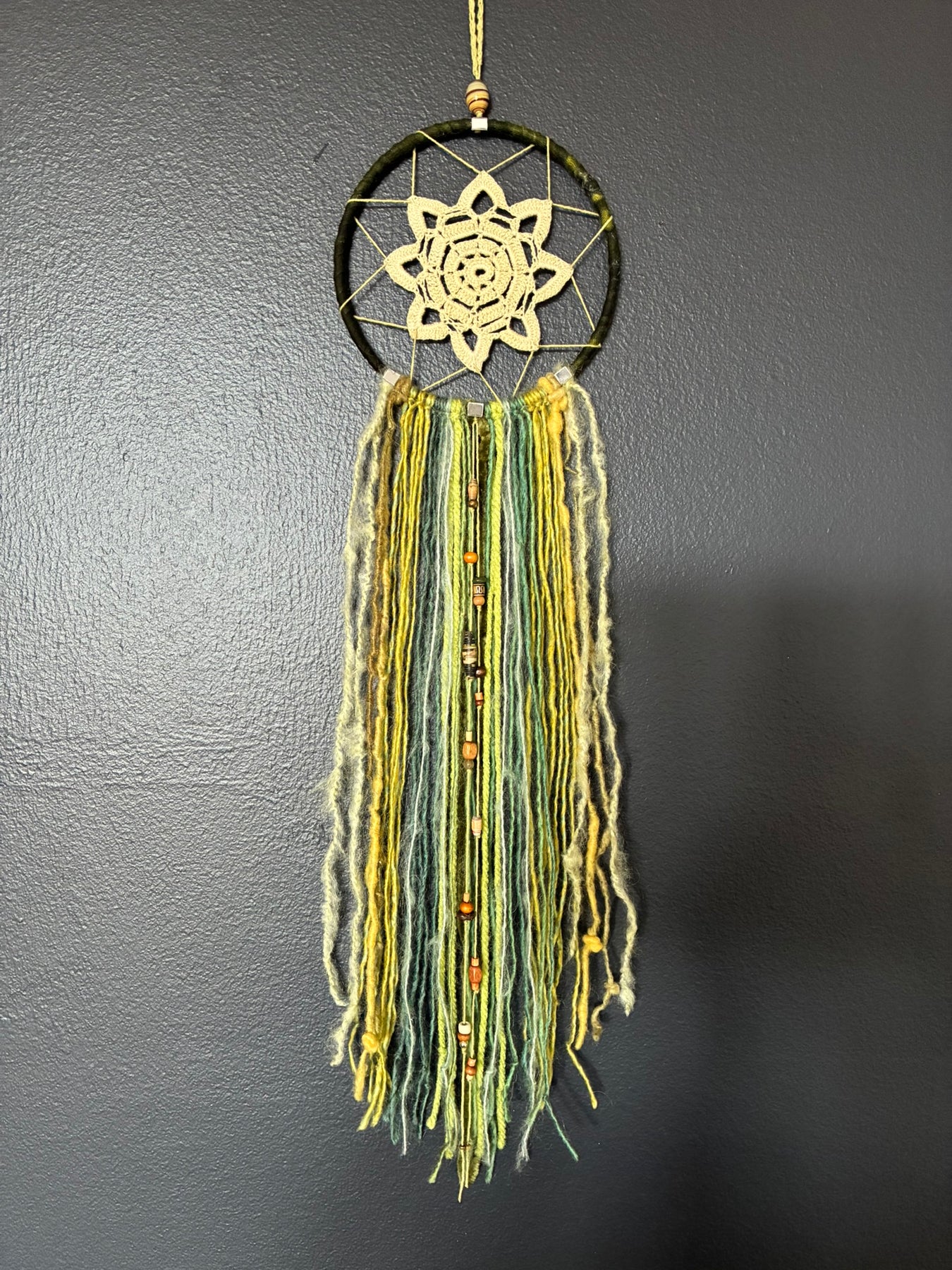 Dream Catcher - "Green Doily"