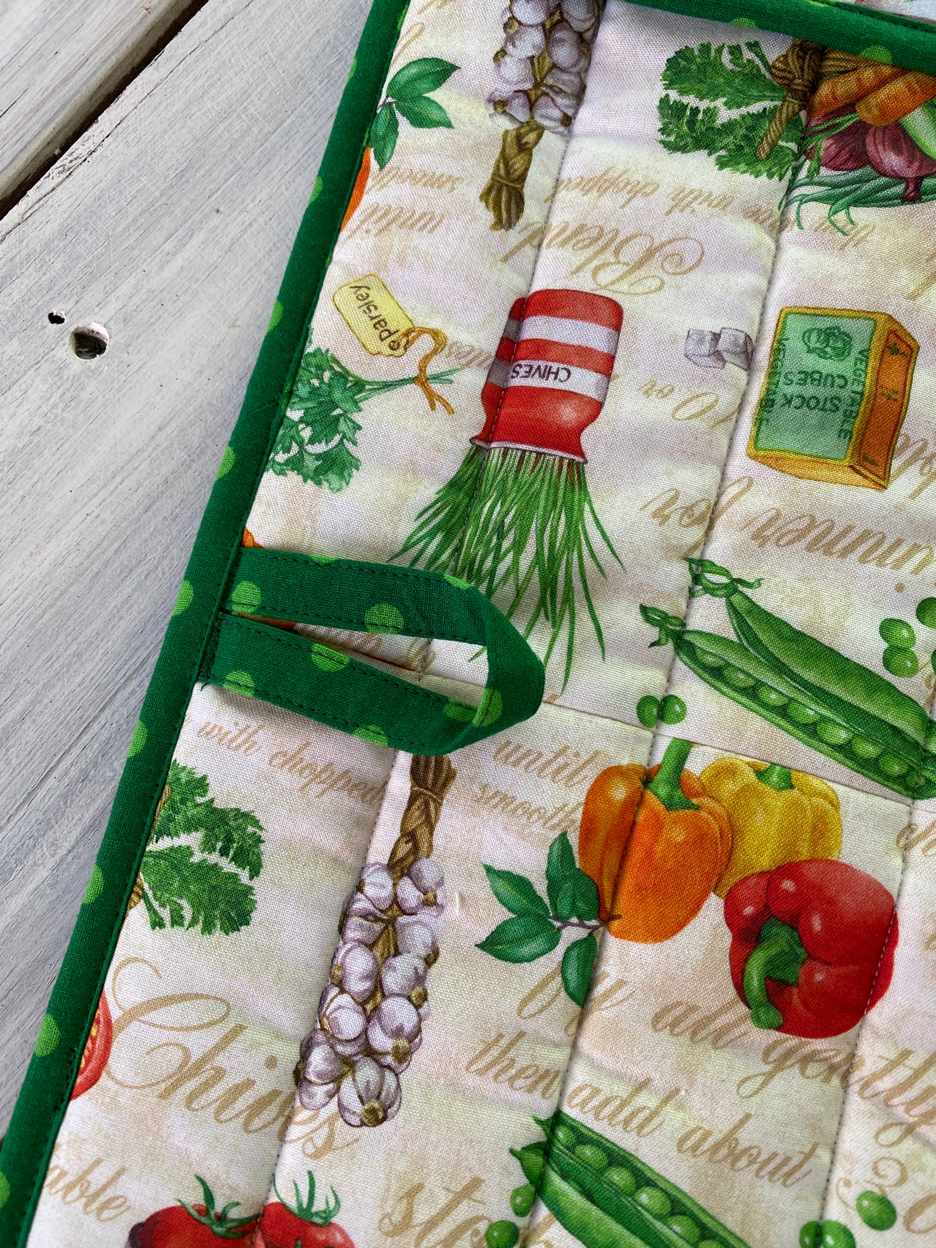 Kitchen Theme Double Oven Glove