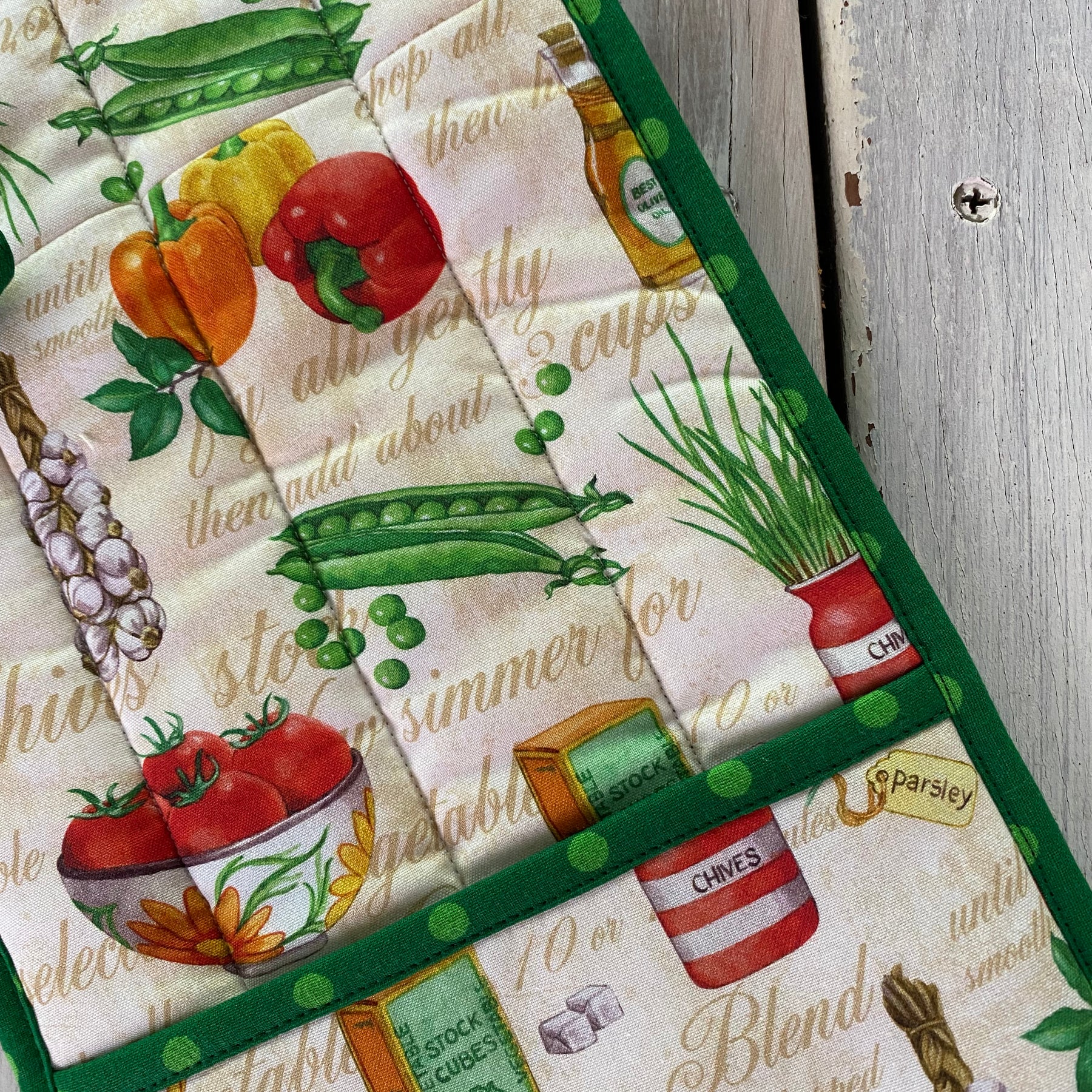 Kitchen Theme Double Oven Glove