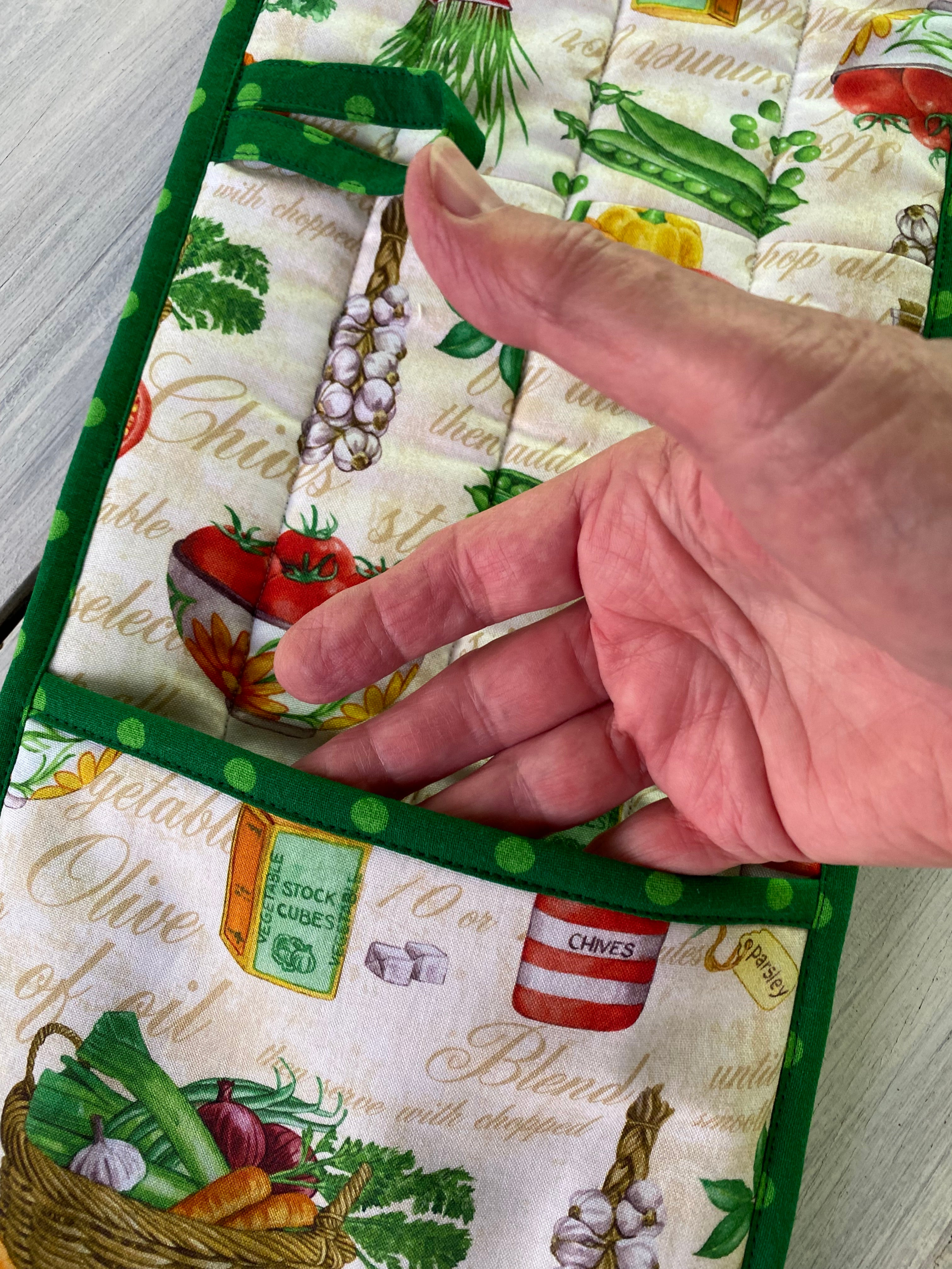 Kitchen Theme Double Oven Glove