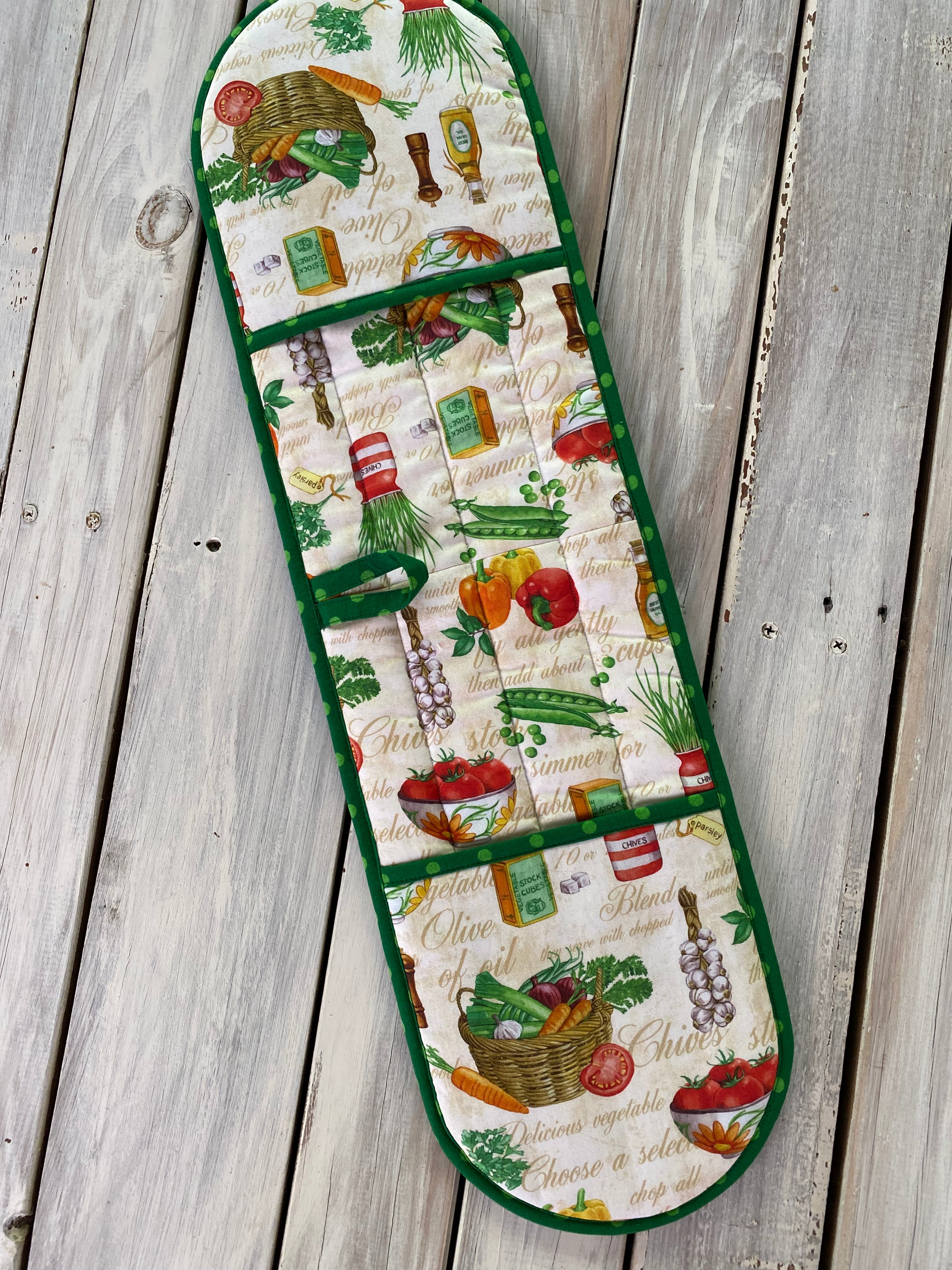 Kitchen Theme Double Oven Glove