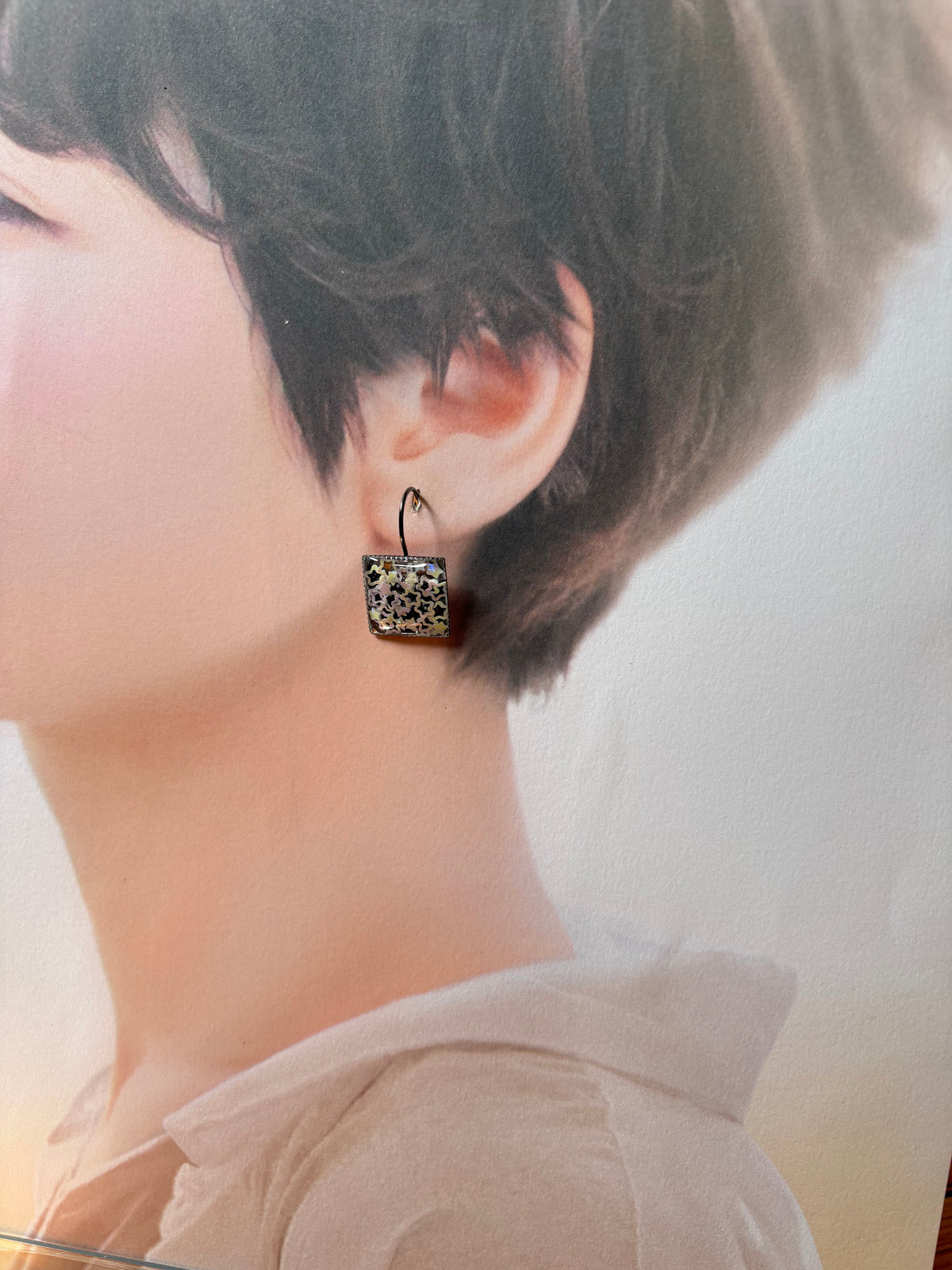 Square Resin earrings