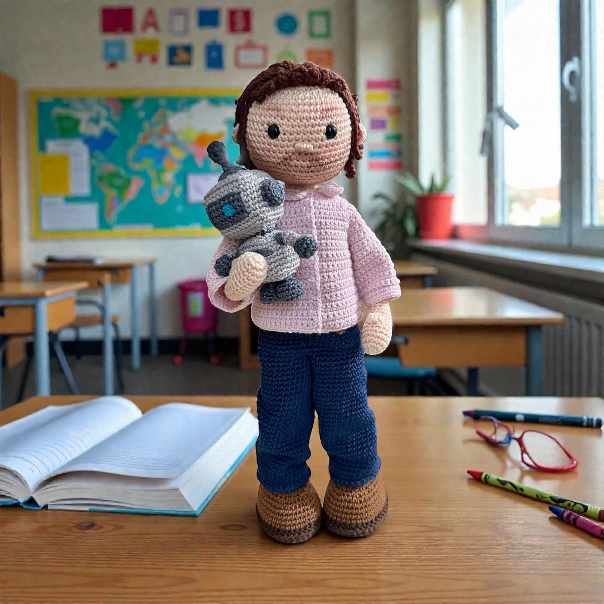 Crochet Amigurumi Art Doll Inspired