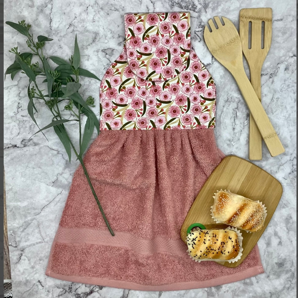 Australian wildflowers hanging hand towel -  3 Designs