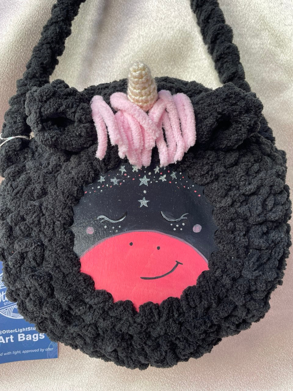 Plush Unicorn Art Bag