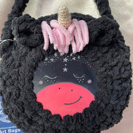 Plush Unicorn Art Bag