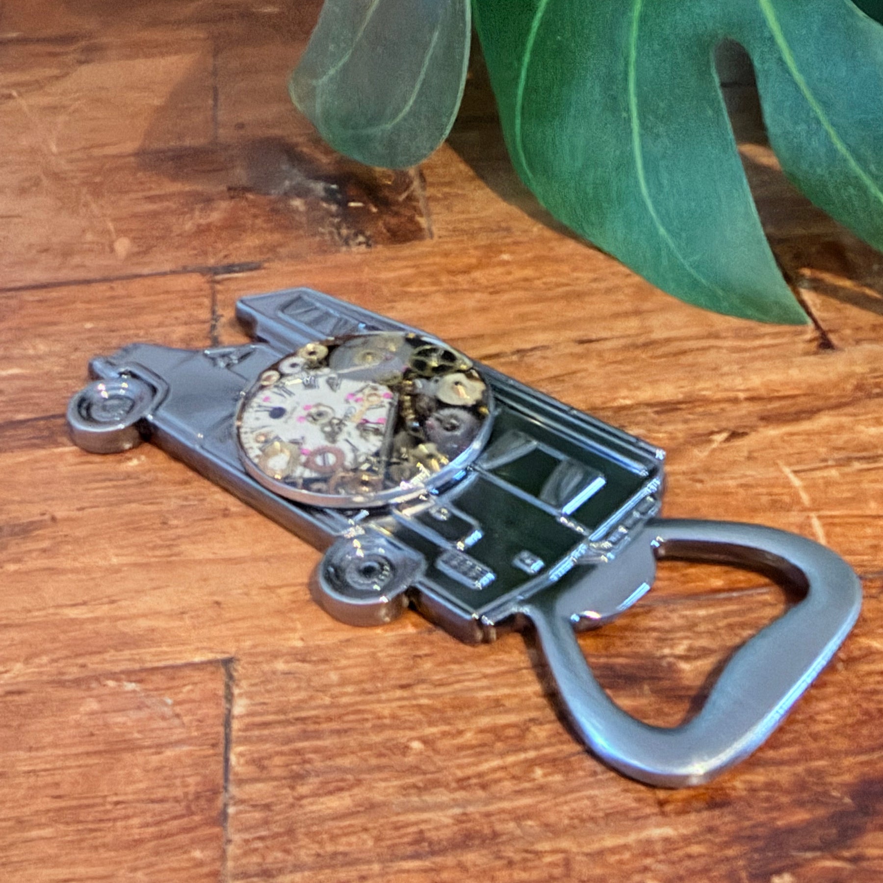 Steampunk watch parts  bottle opener (Caravan)