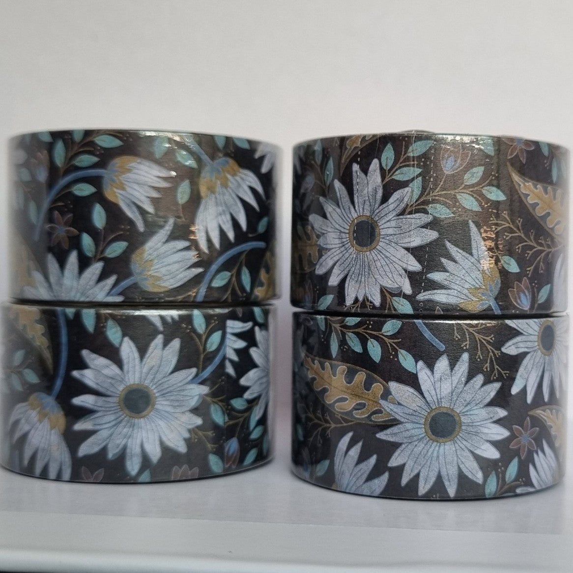 Beachside Floral Daisy Leaf Washi Tape