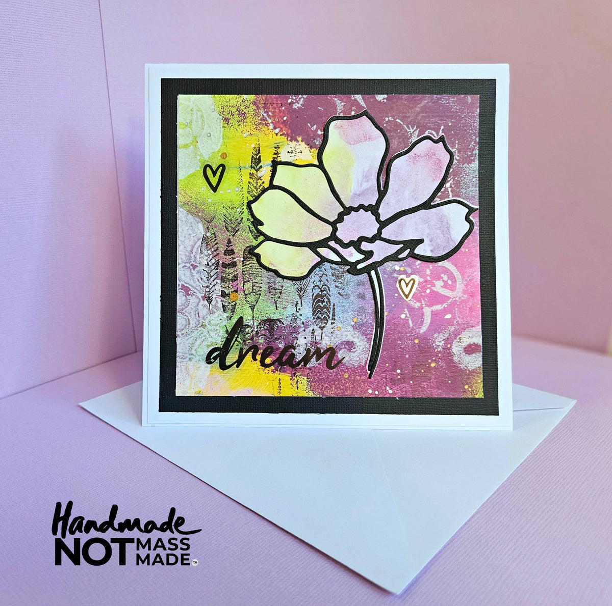 "Dream", inspirational greeting card
