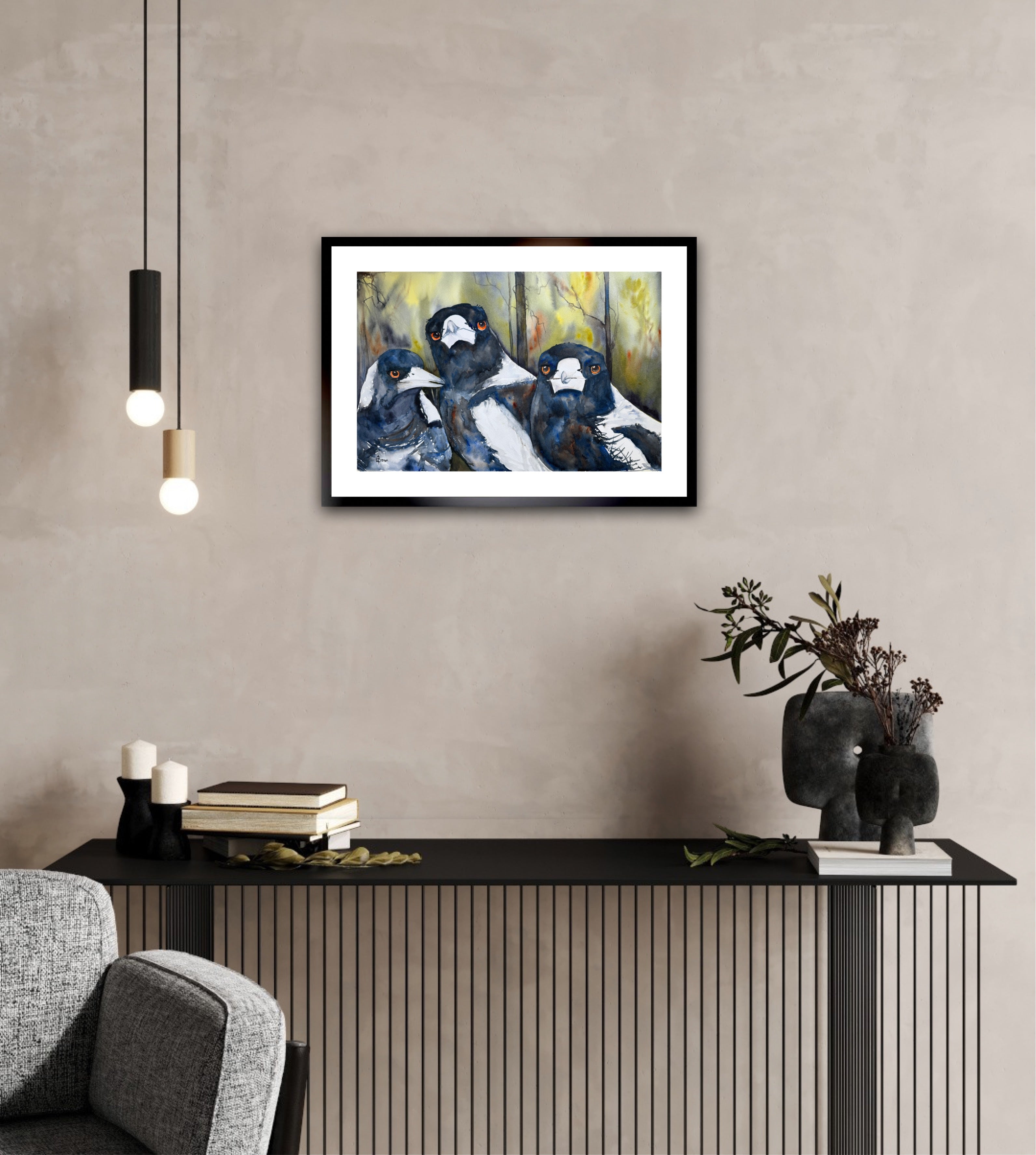 The Trio A3 Fine Art Print