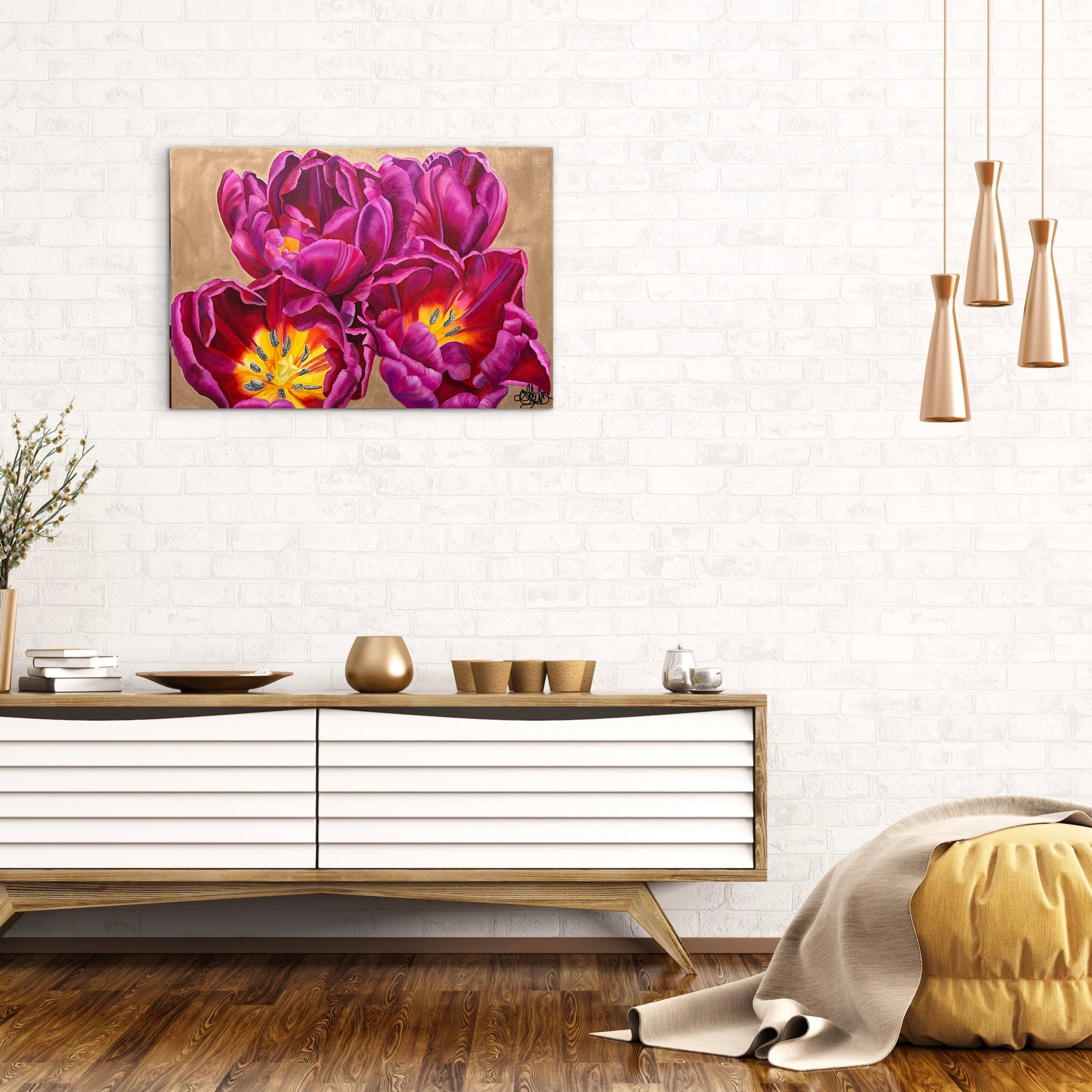 Aurelia - Original One of a Kind Oil Painting - Hand Painted