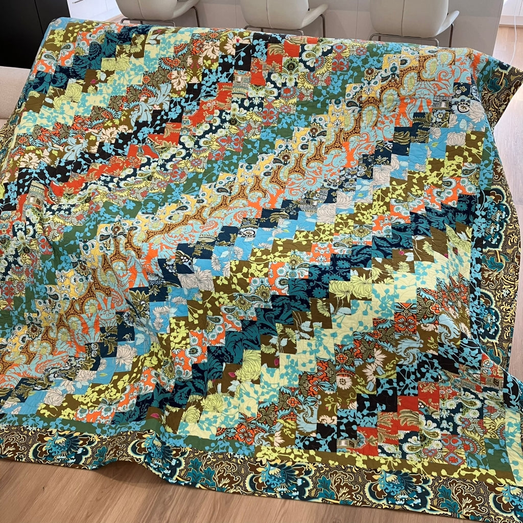 handmade patchwork quilt australia - queen sized