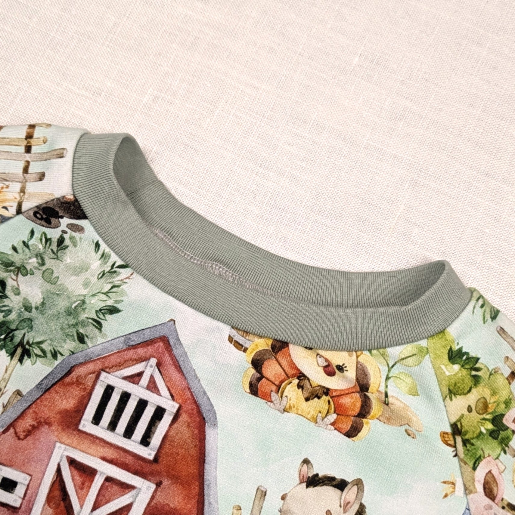 Handmade Jumper for active kids | Farm Yard Collection | sizes 1-5