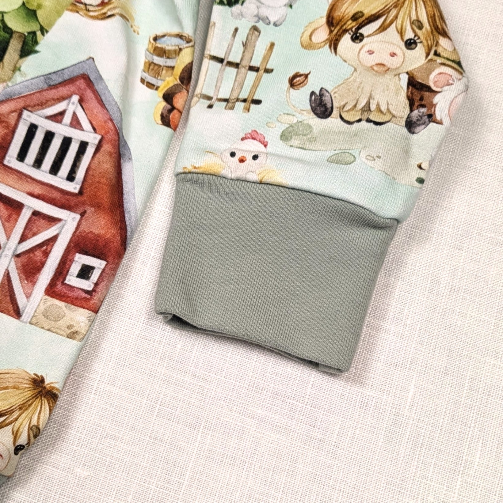 Handmade Jumper for active kids | Farm Yard Collection | sizes 1-5