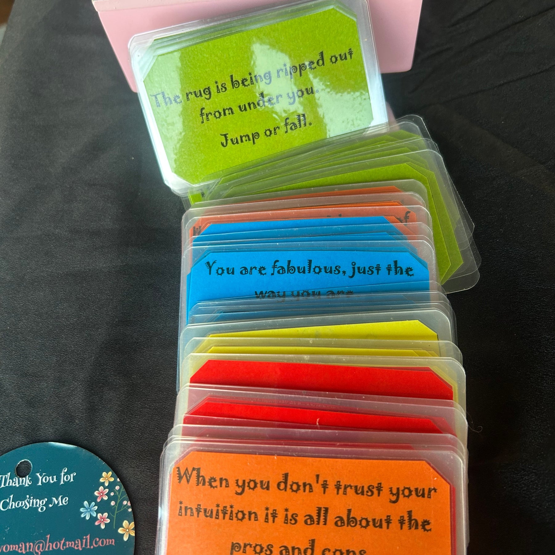 Channelled Tarot Inspired Advice Cards