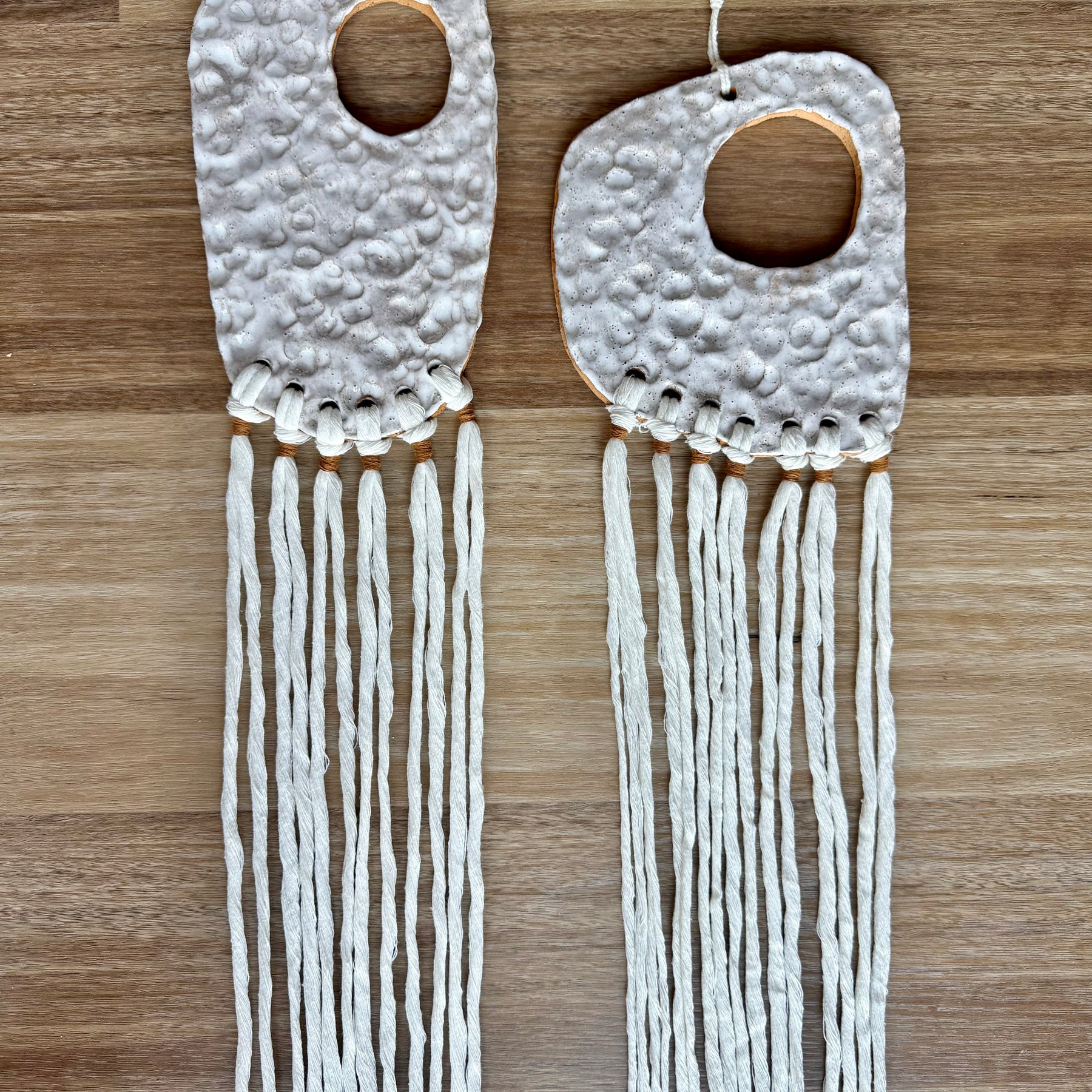 Pair of Ceramic Wall Hangings