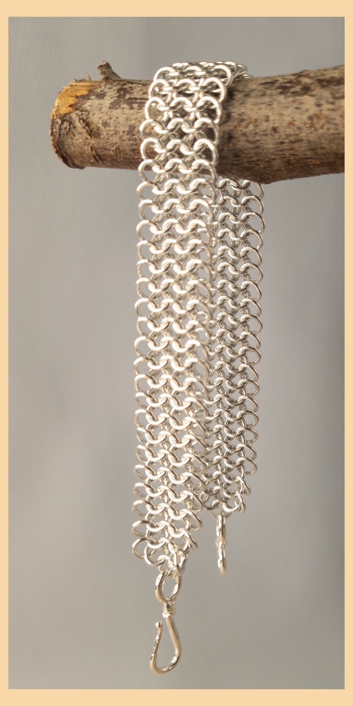 Chainmaille European 4 in 1 Weave Bracelet