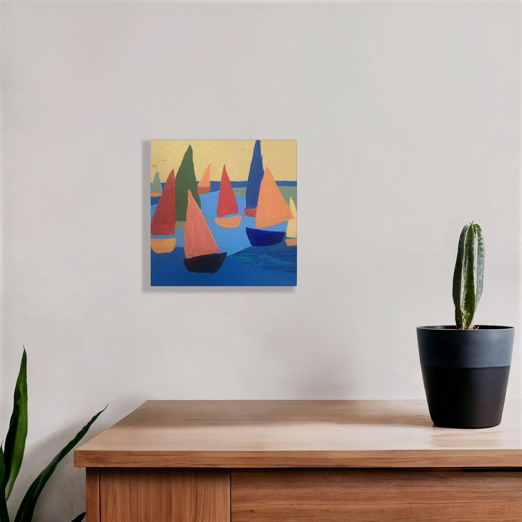 Sailing Boats Wall Art Seaside Surf