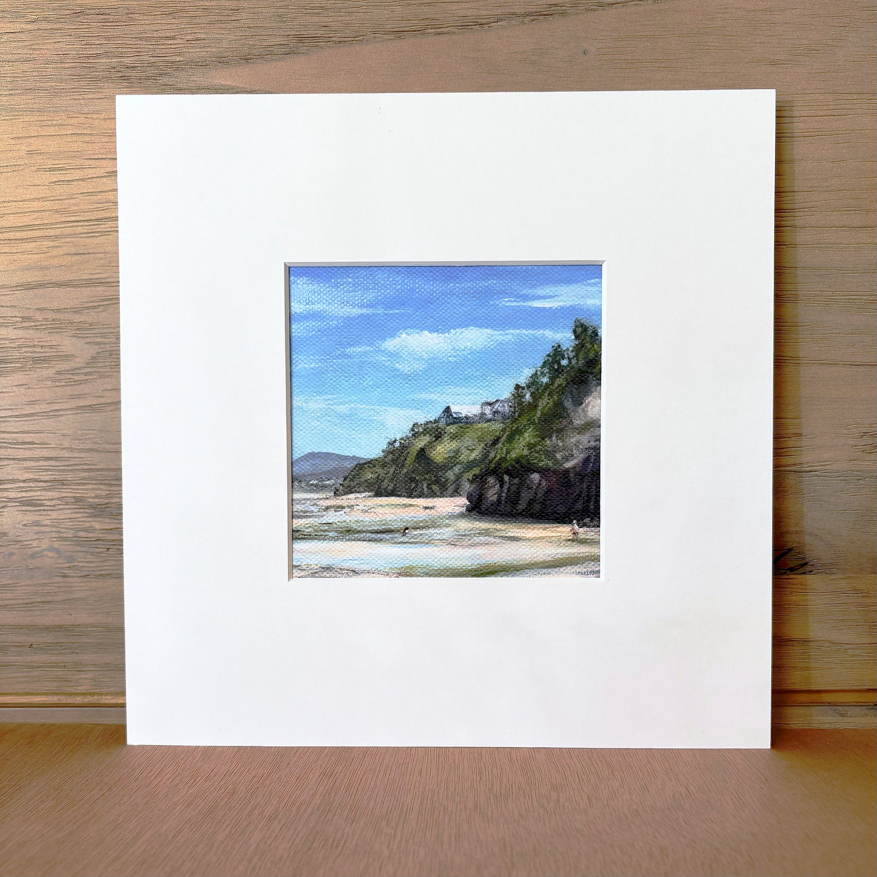 Matted Art Print: Austinmer Beach Study 1, New South Wales