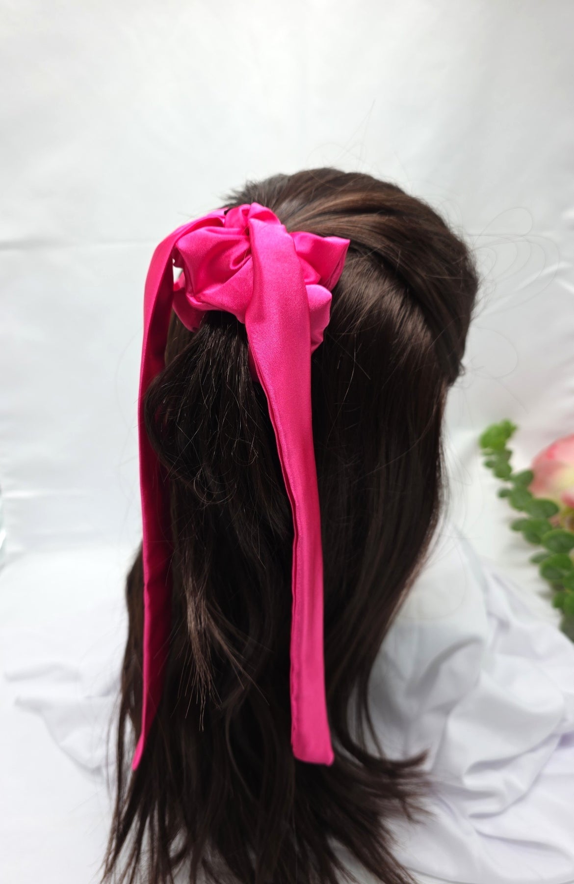 Satin Scrunchie Bow, Handmade Hair Ties, Handmade Accessories