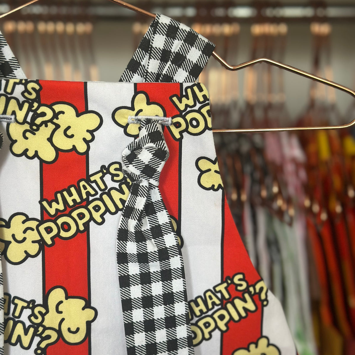 What's Poppin' Popcorn Overalls | Adventure Collection