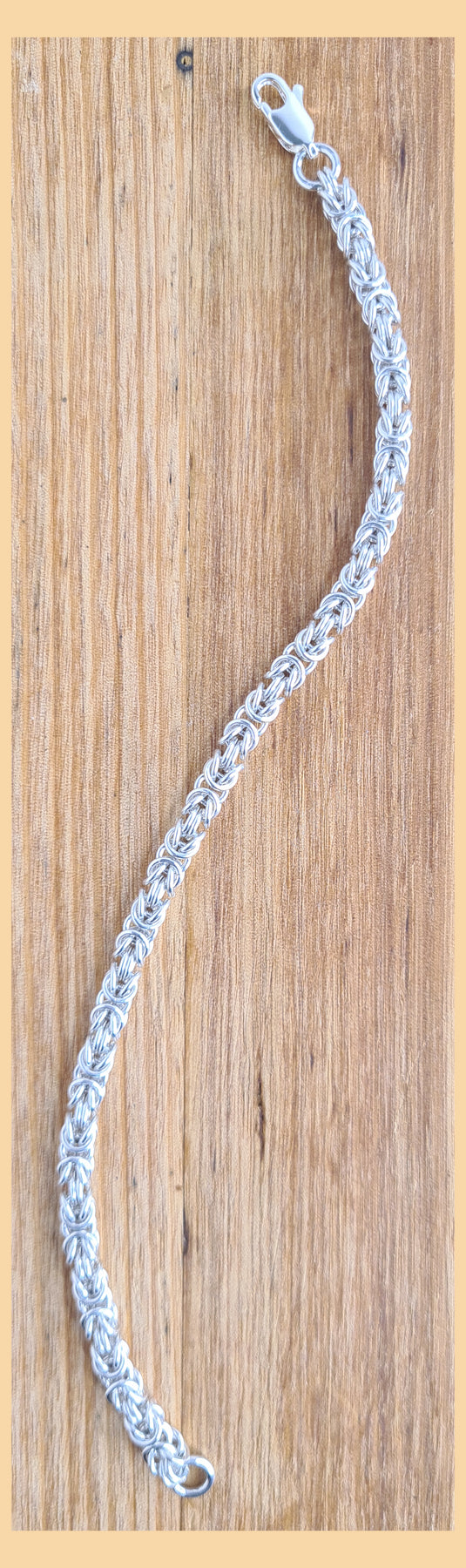 Chainmaille Byzantine Weave Bracelet