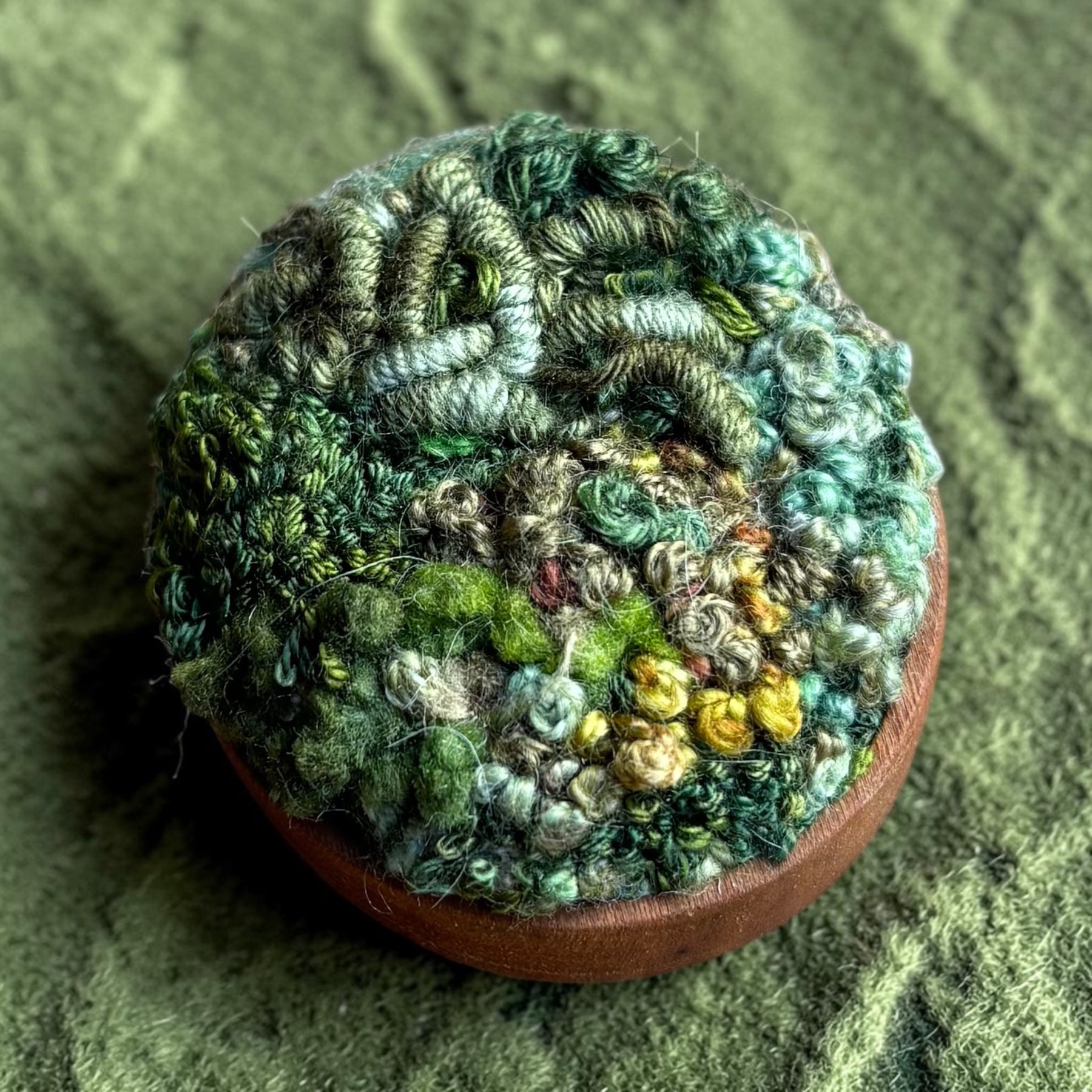 Moss Garden Embroidery Thread Collection