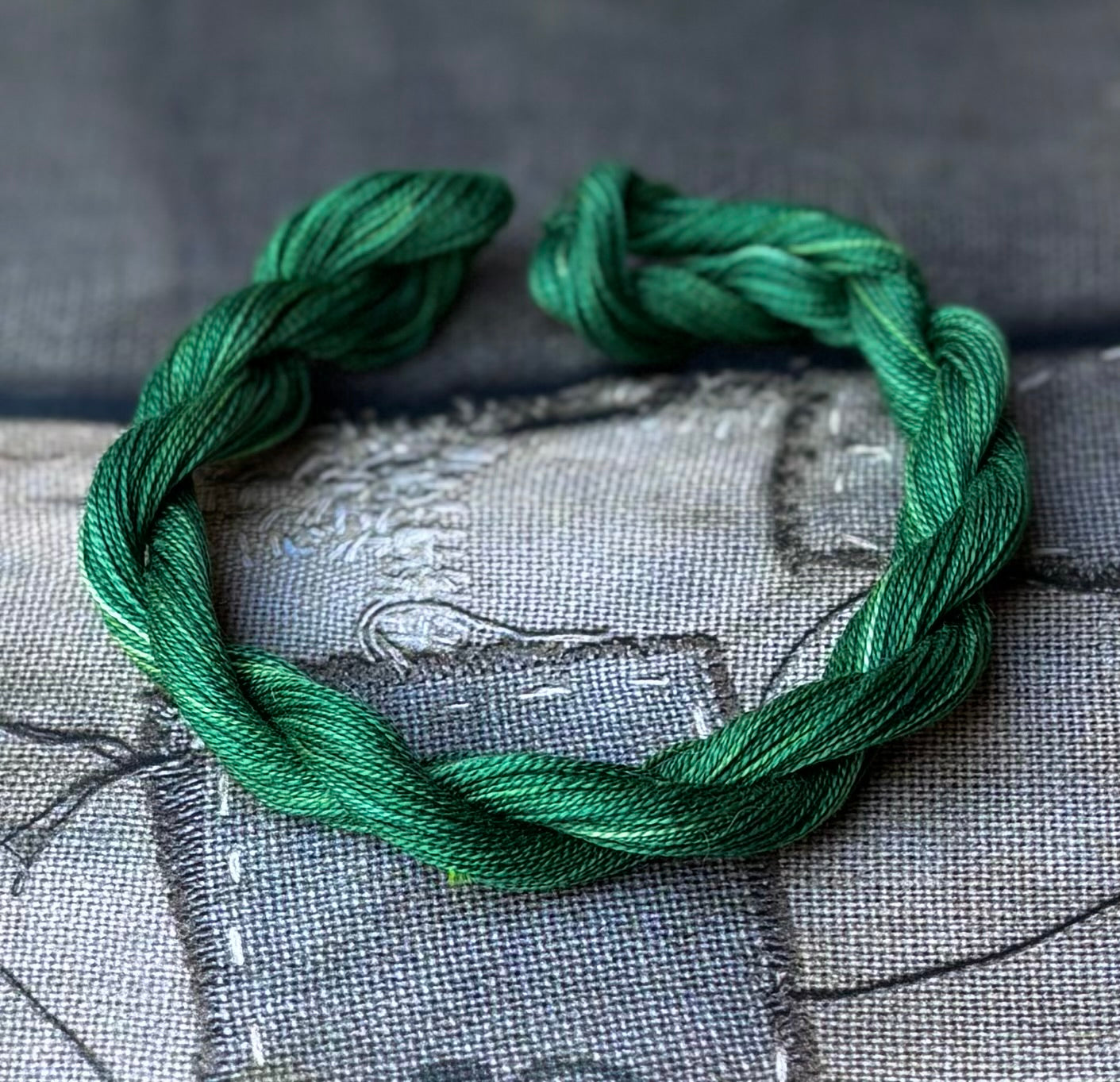 Moss Garden Embroidery Thread Collection