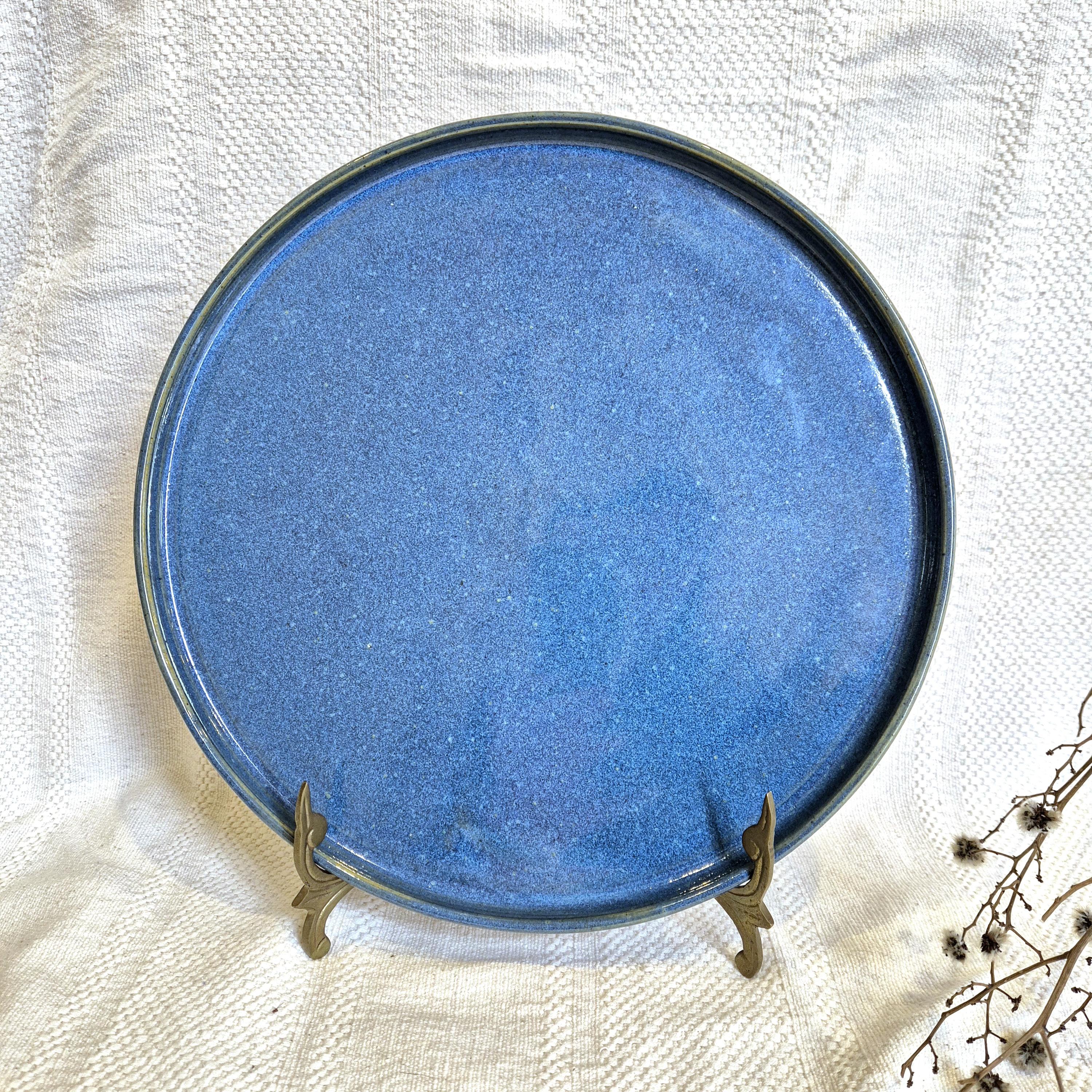 Blue Ceramic Platter