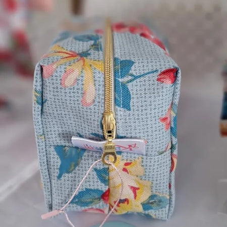 Canvas Boxy Make Up Bag