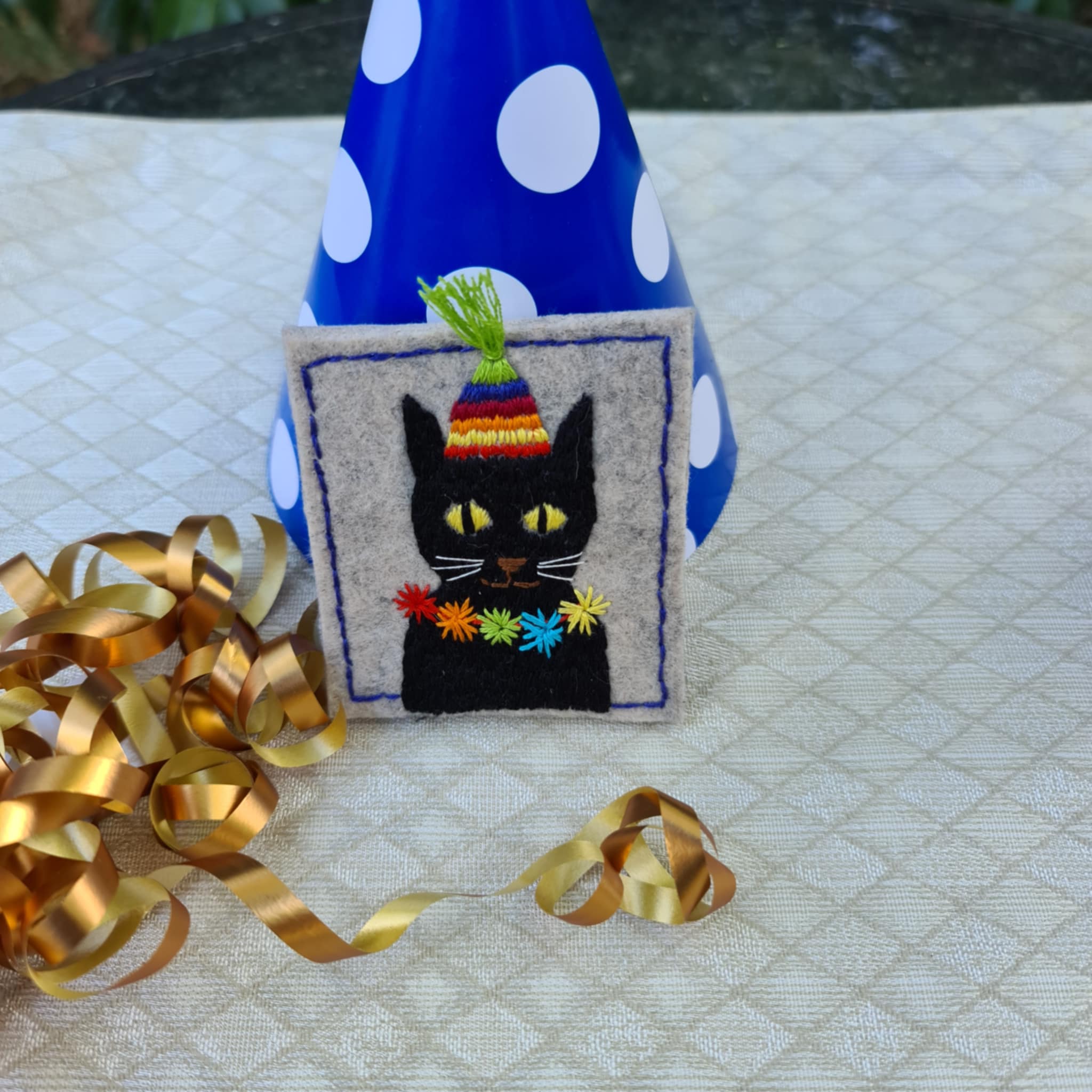 Party Cat Brooch