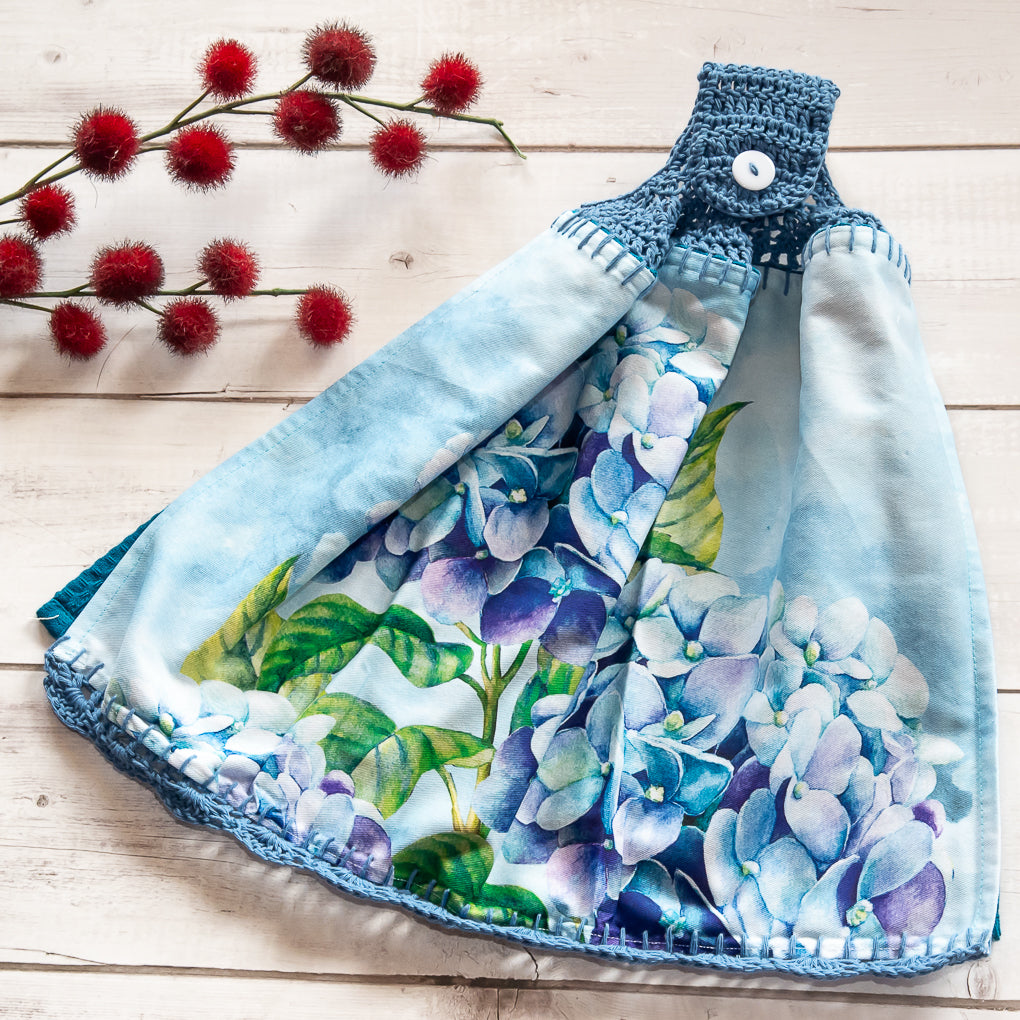 Floral Lovers Hanging Tea Towels/Hand Towels - Double Sided