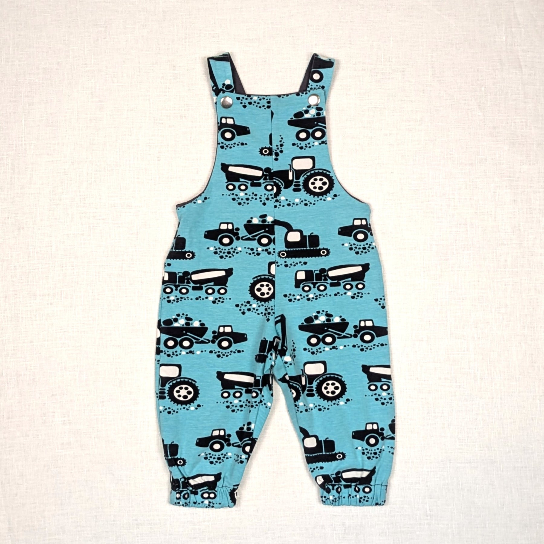 Handmade Long Overalls for active kids | Paapii Trucks Collection | size 00