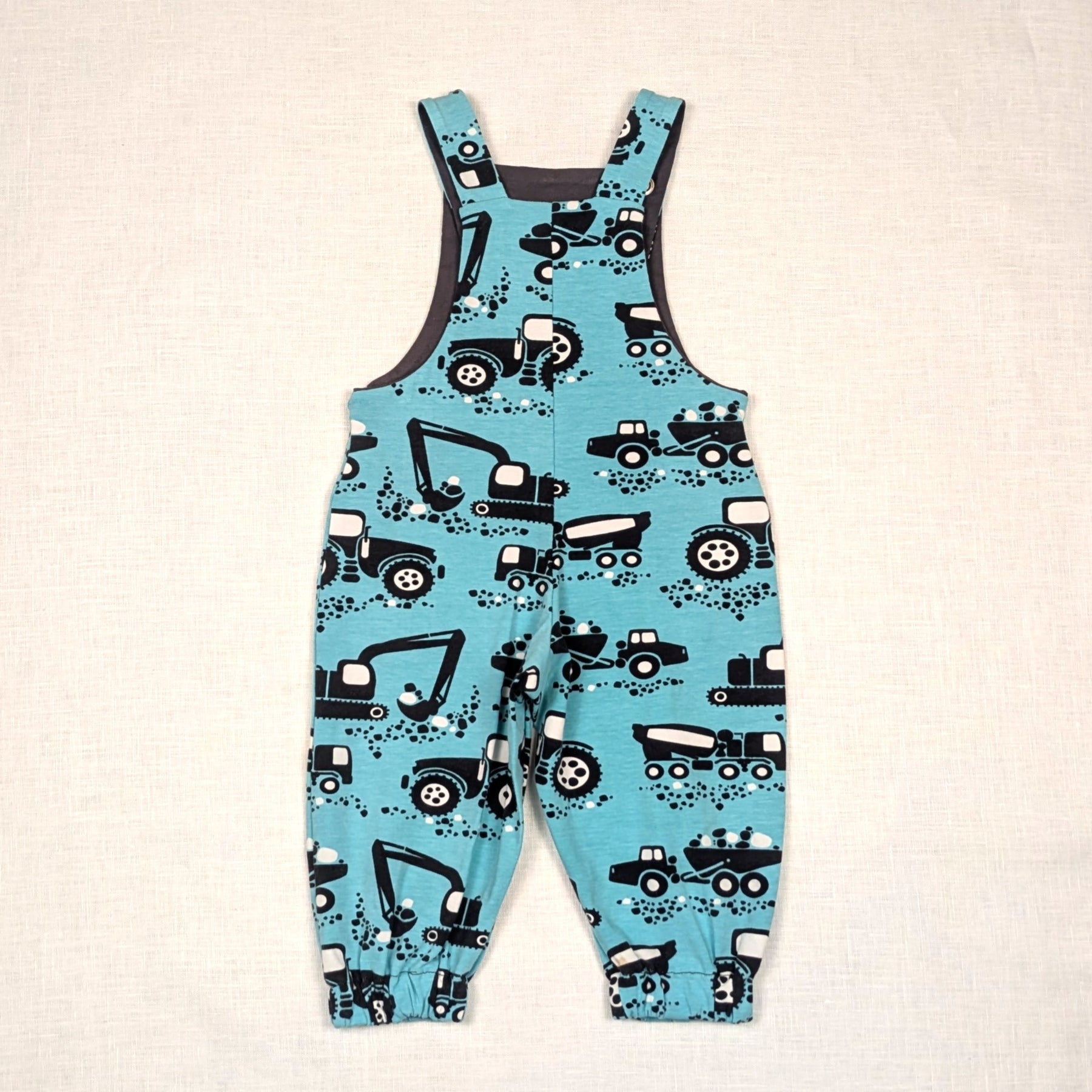 Handmade Long Overalls for active kids | Paapii Trucks Collection | size 00