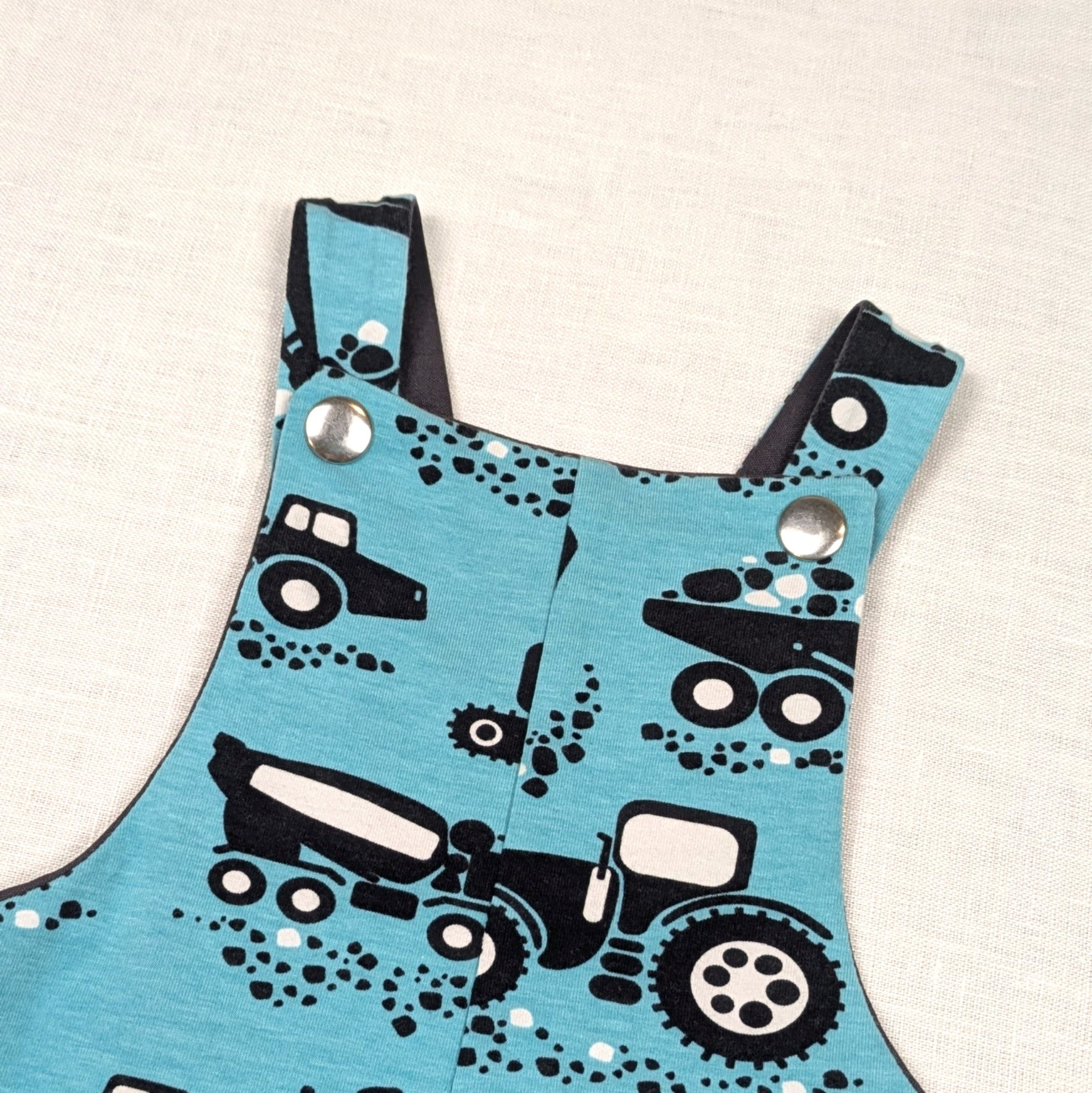 Handmade Long Overalls for active kids | Paapii Trucks Collection | size 00