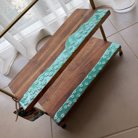 Tiffany’s breakfast | breakfast platter | 2 tier serving board | charcuterie board | Ocean resin board