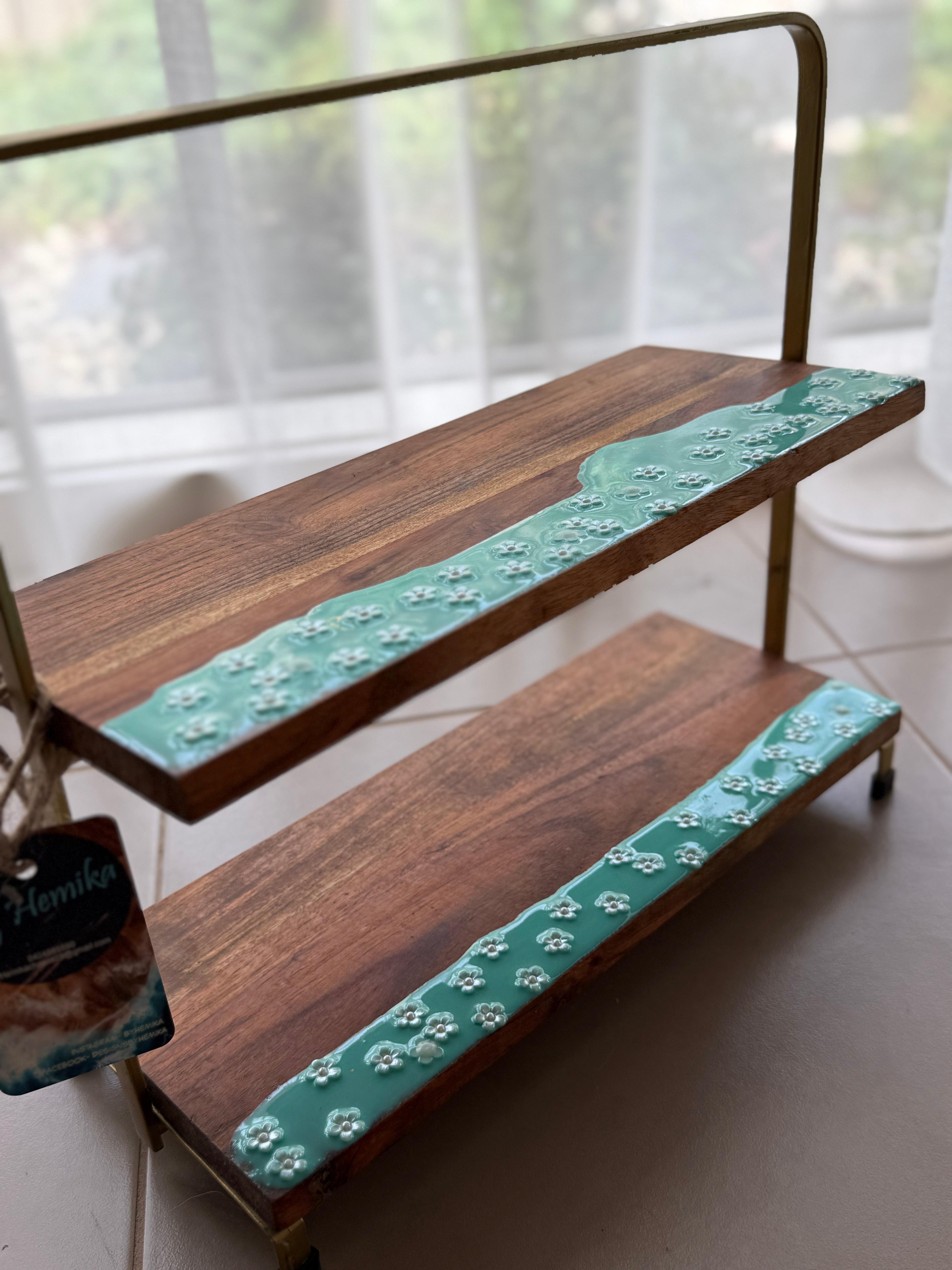 Tiffany’s breakfast | breakfast platter | 2 tier serving board | serve board | tapas | Charcuterie board | gift ideas | Christmas gift | wedding gift | homewares