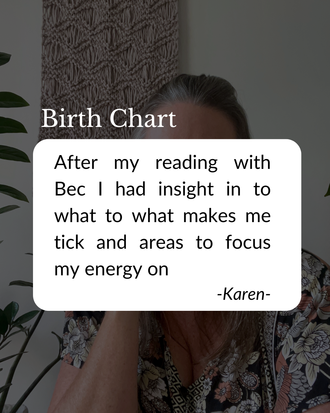 Birth Chart Reading - clarity on purpose - creativity and confidence