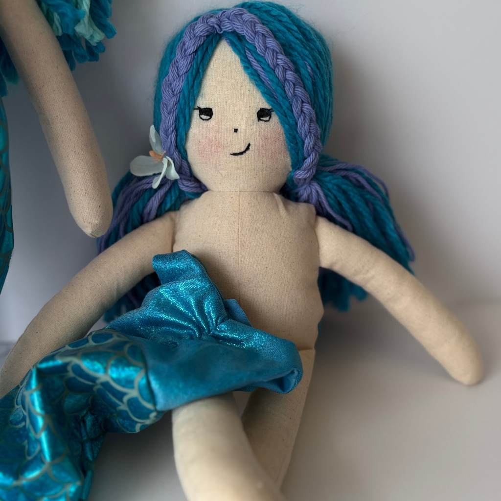 Handmade Cloth Doll (35cm) | Maya the Mermaid