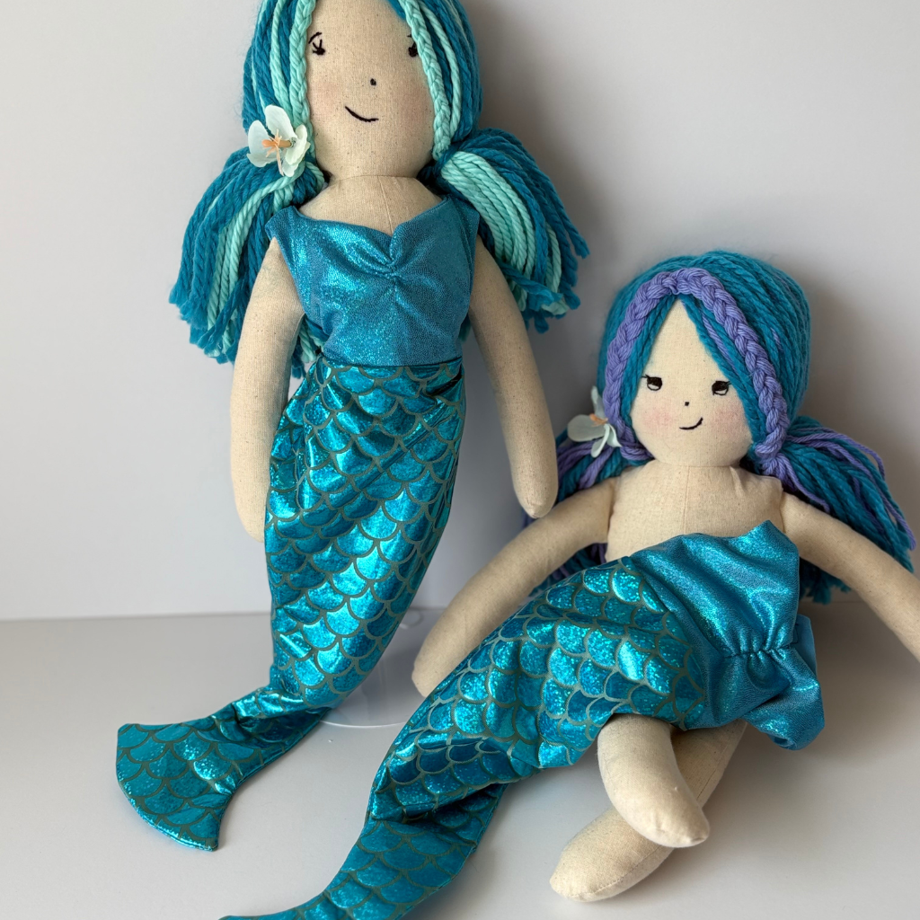 Handmade Cloth Doll (35cm) | Maya the Mermaid