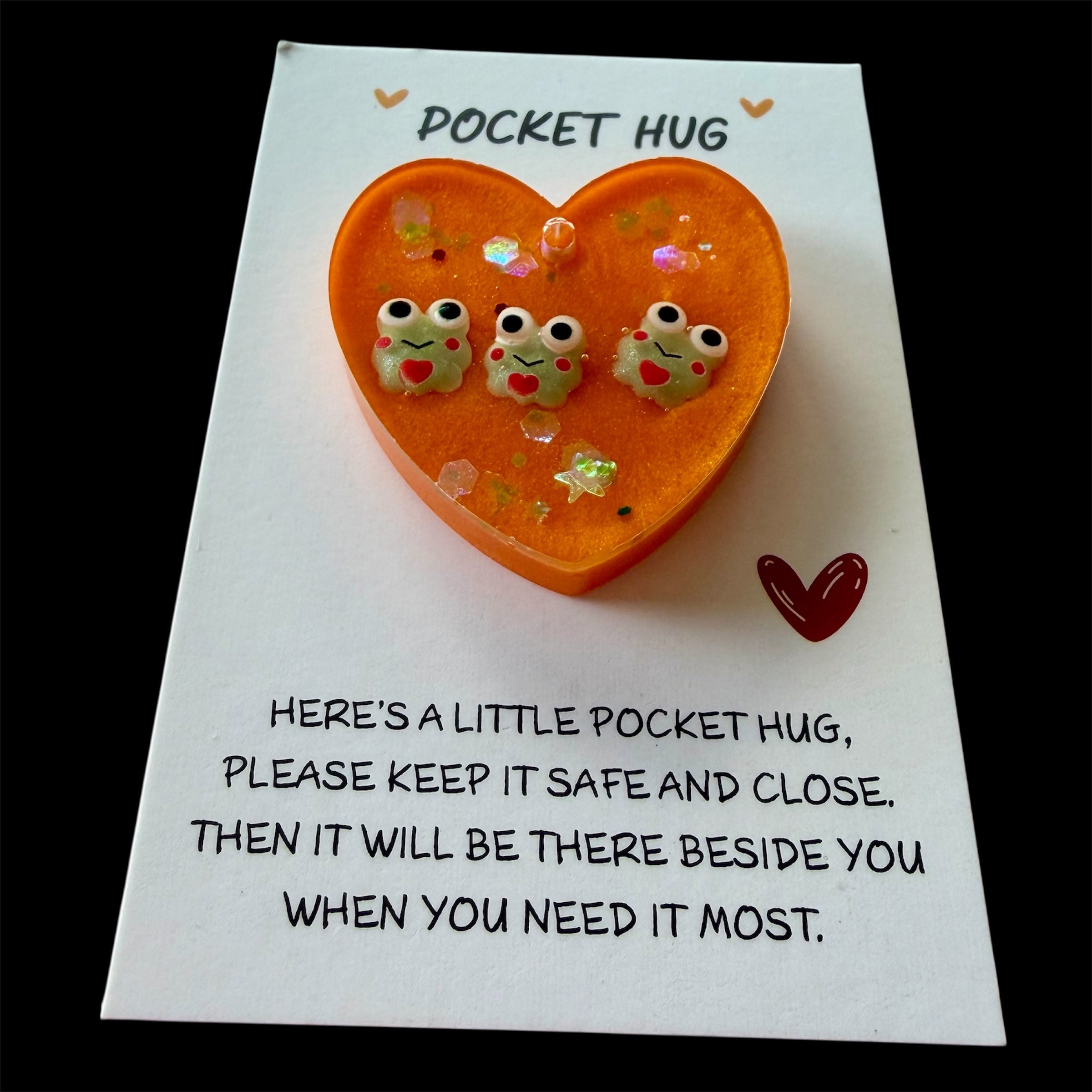 Three little frogs Pocket Hug
