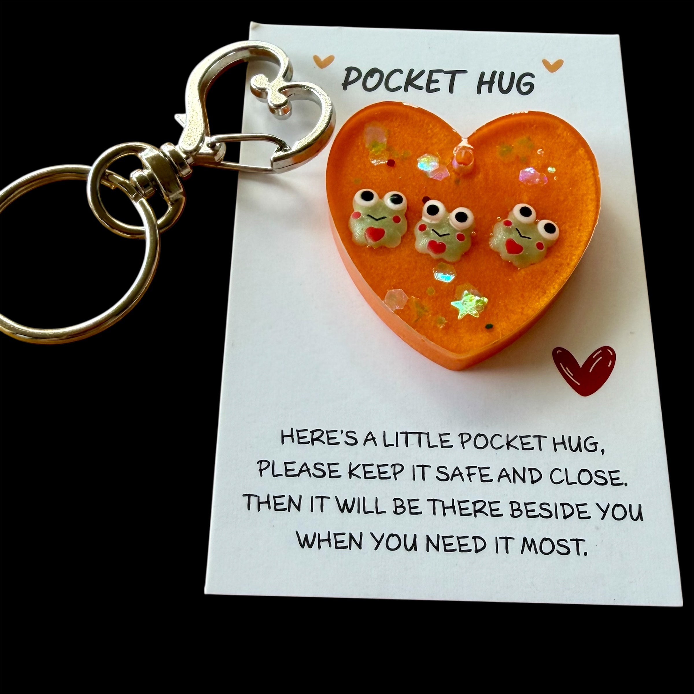 Three little frogs Pocket Hug