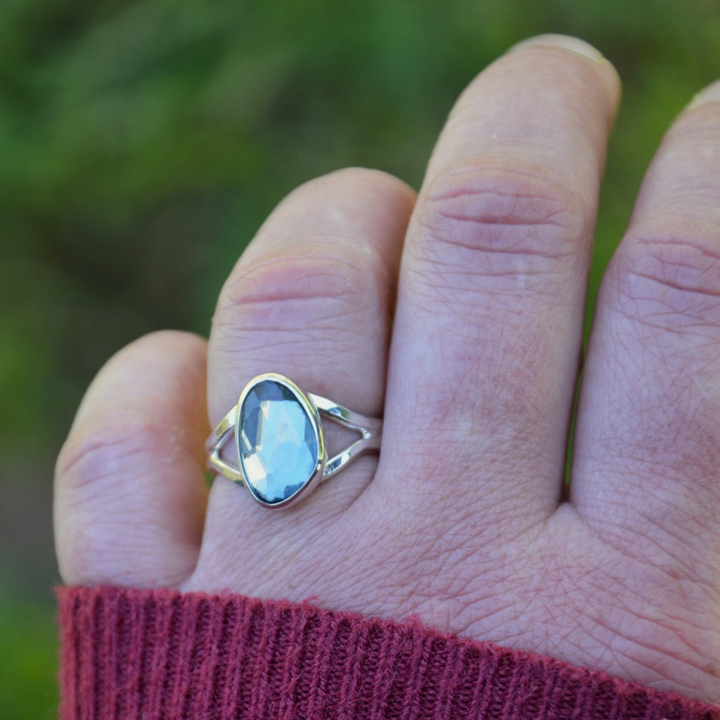 Topaz Choose-Your-Stone Silver Ring (Made To Order)
