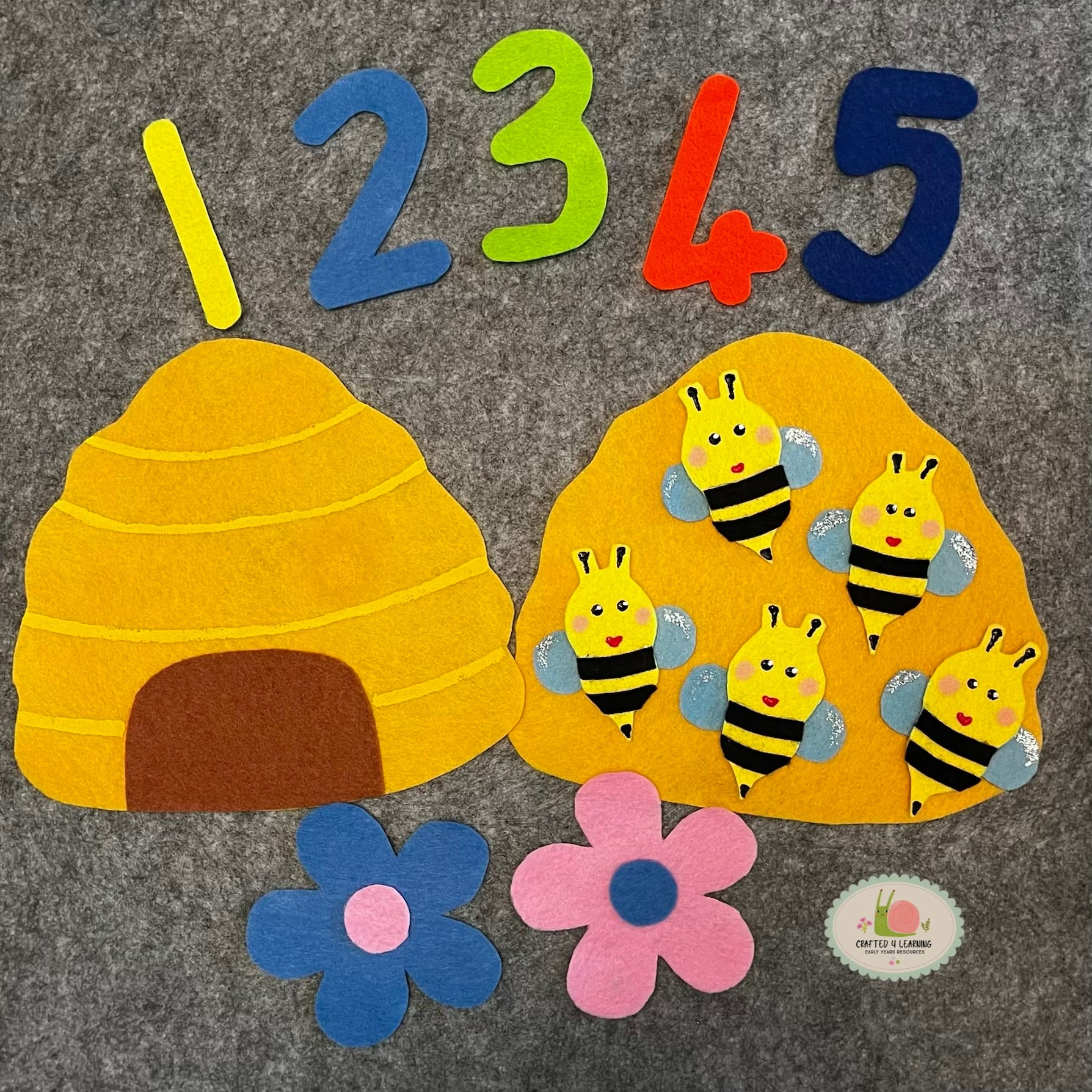 Beehive Felt Board Set